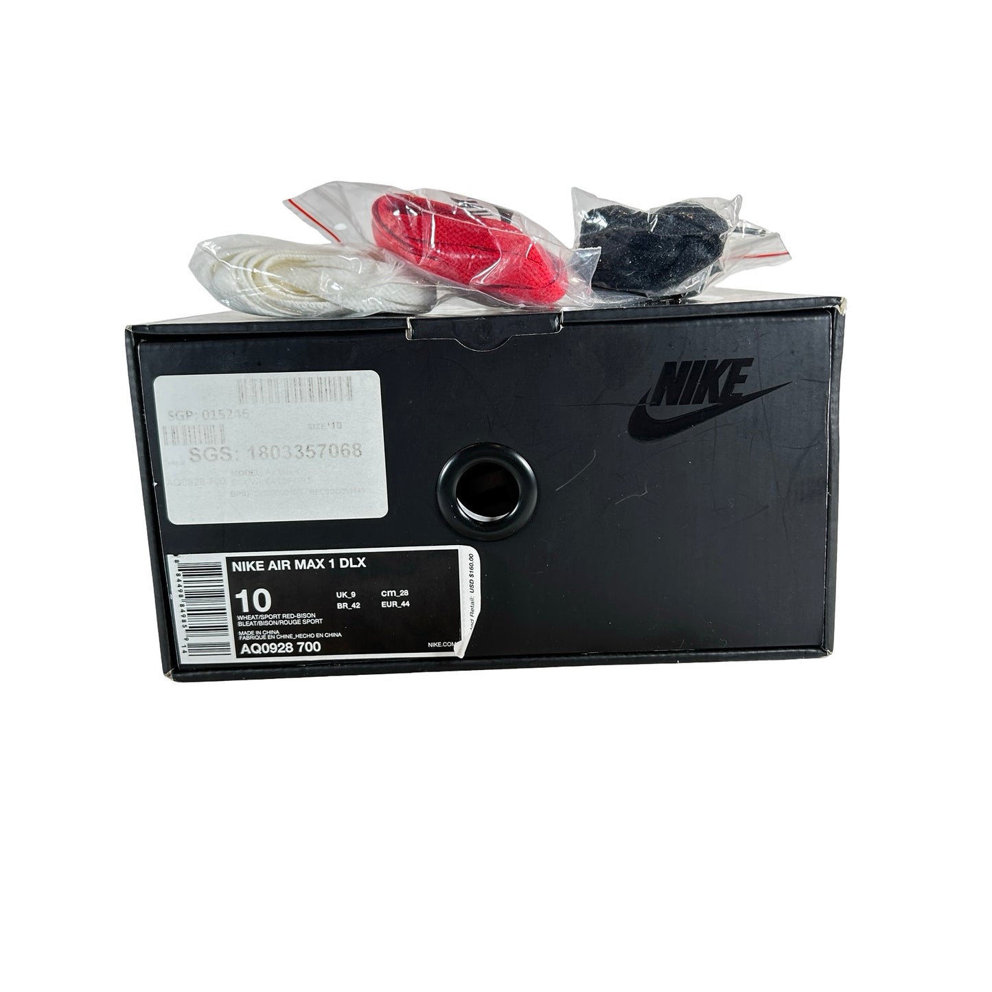 AQ0928 700 Nike Air Max 1 Atmos Animal Pack 2.0 (All Black Box) (2018) [USED] - 10 M (Used)