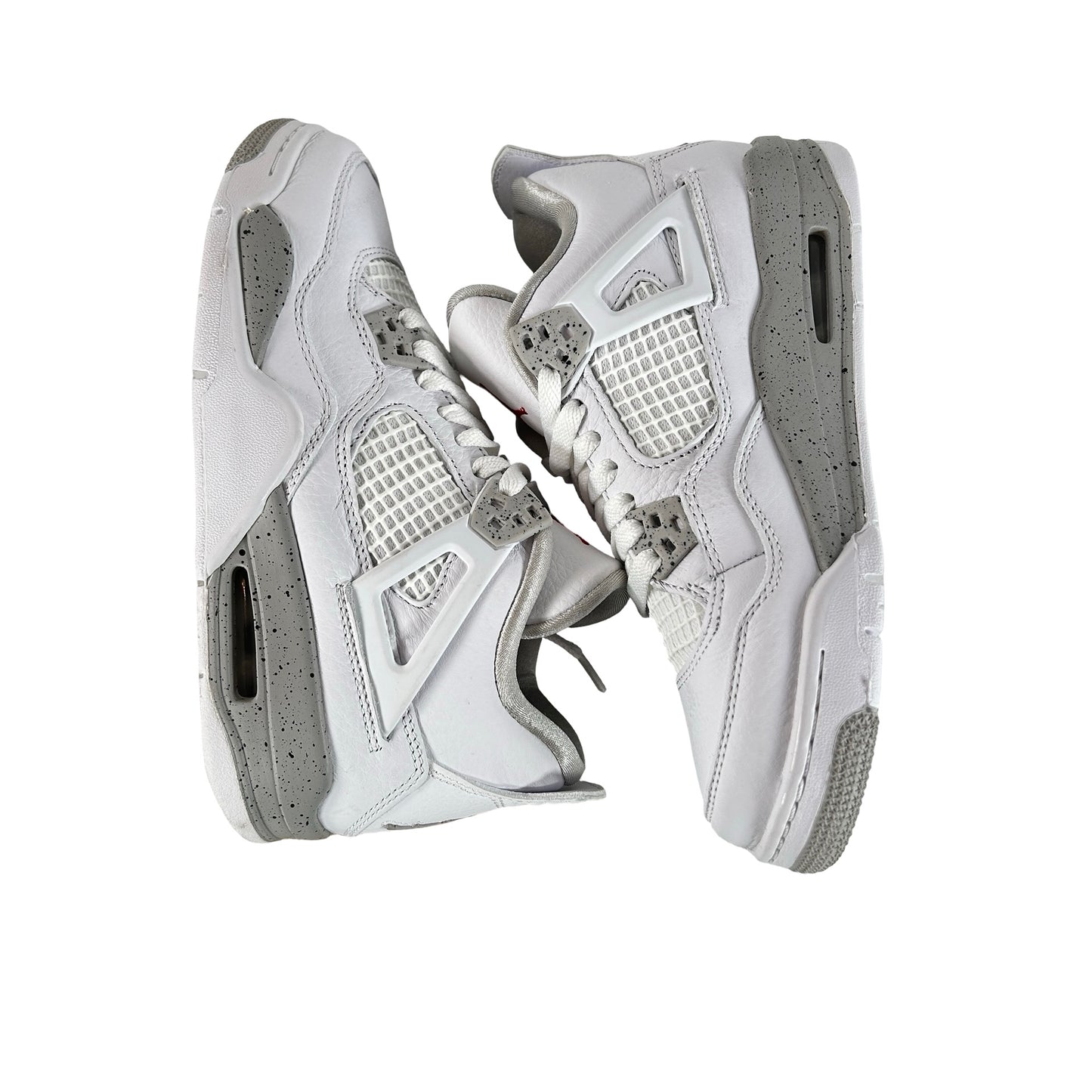 DJ4699 100 Jordan 4 Retro White Oreo (2021) (GS) [USED] - 5 Y (Used3)