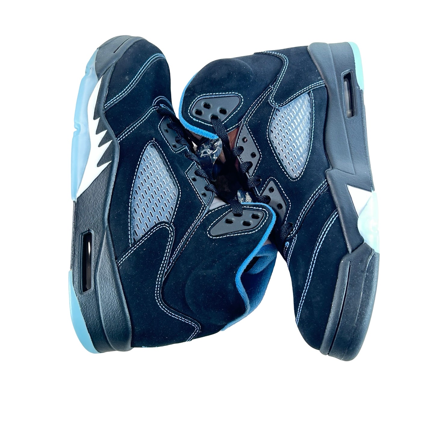 DD0587 008 Jordan 5 Retro Black University Blue (2026) [USED] - 8.5 M (Used3)