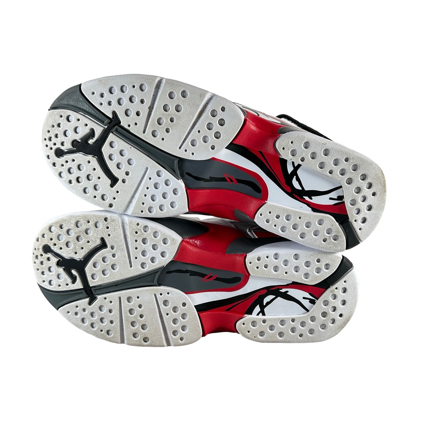 305368 100 Jordan 8 Retro White True Red (2025) (GS) [USED] - 7 Y (Used)