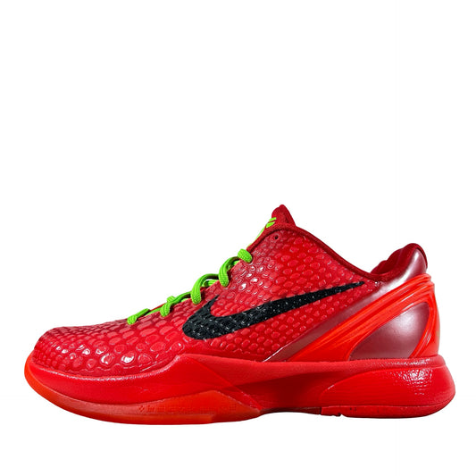 FV9676 600  Nike Kobe 6 Protro Reverse Grinch (GS) [USED] - 6 Y (Used)