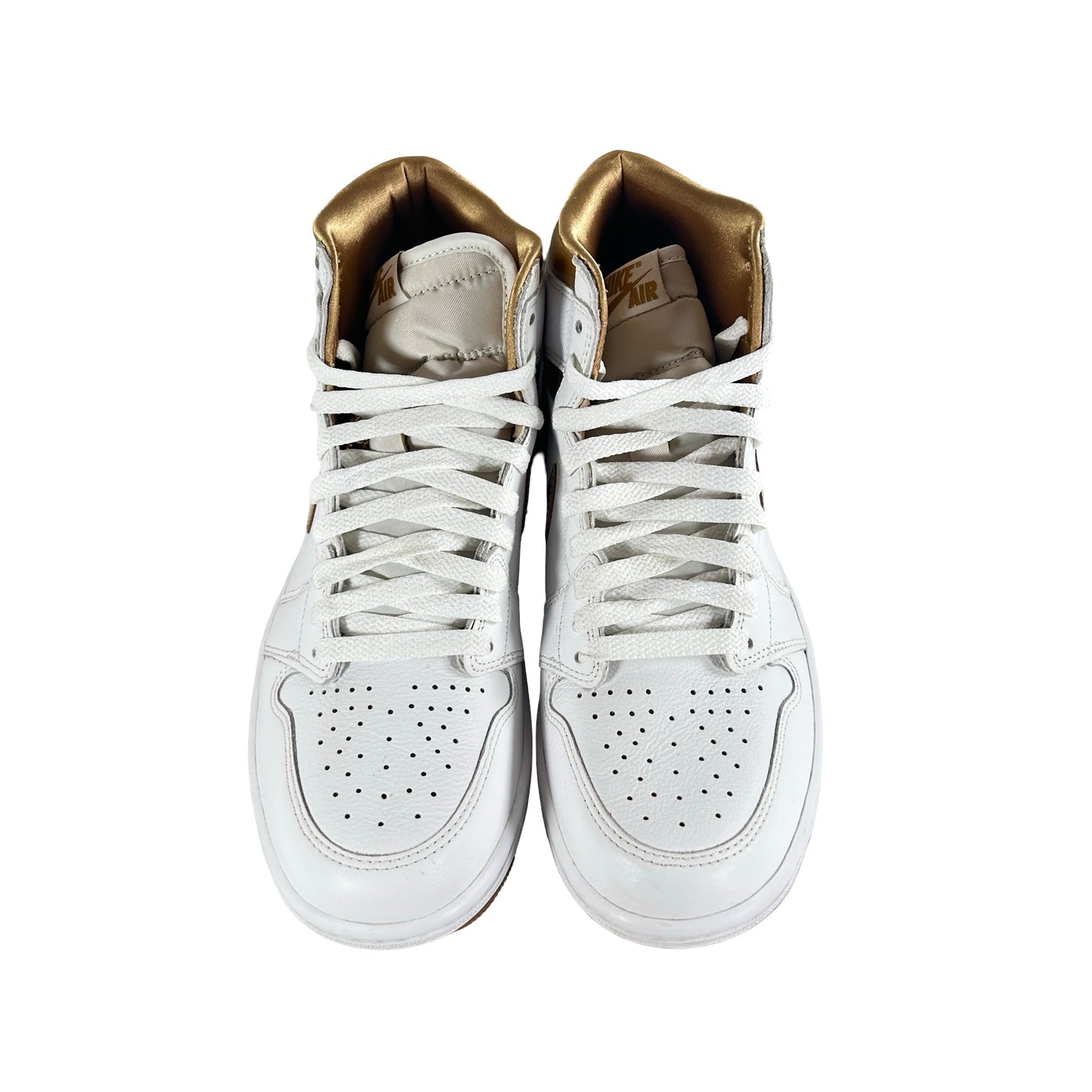 FD2596 107 Jordan 1 Retro High OG Metallic Gold (Women's) [USED] - 9 W (Used) (No Box)