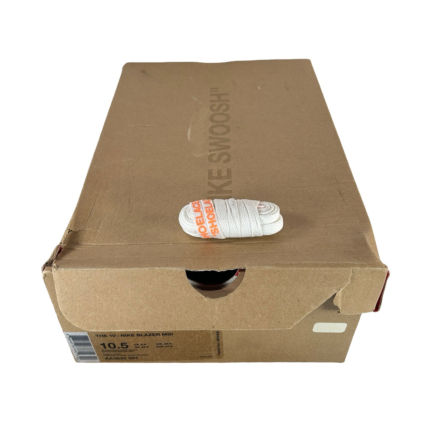 AA3832 001 Nike Blazer Off-White Black [USED] - 10.5 M (Used)