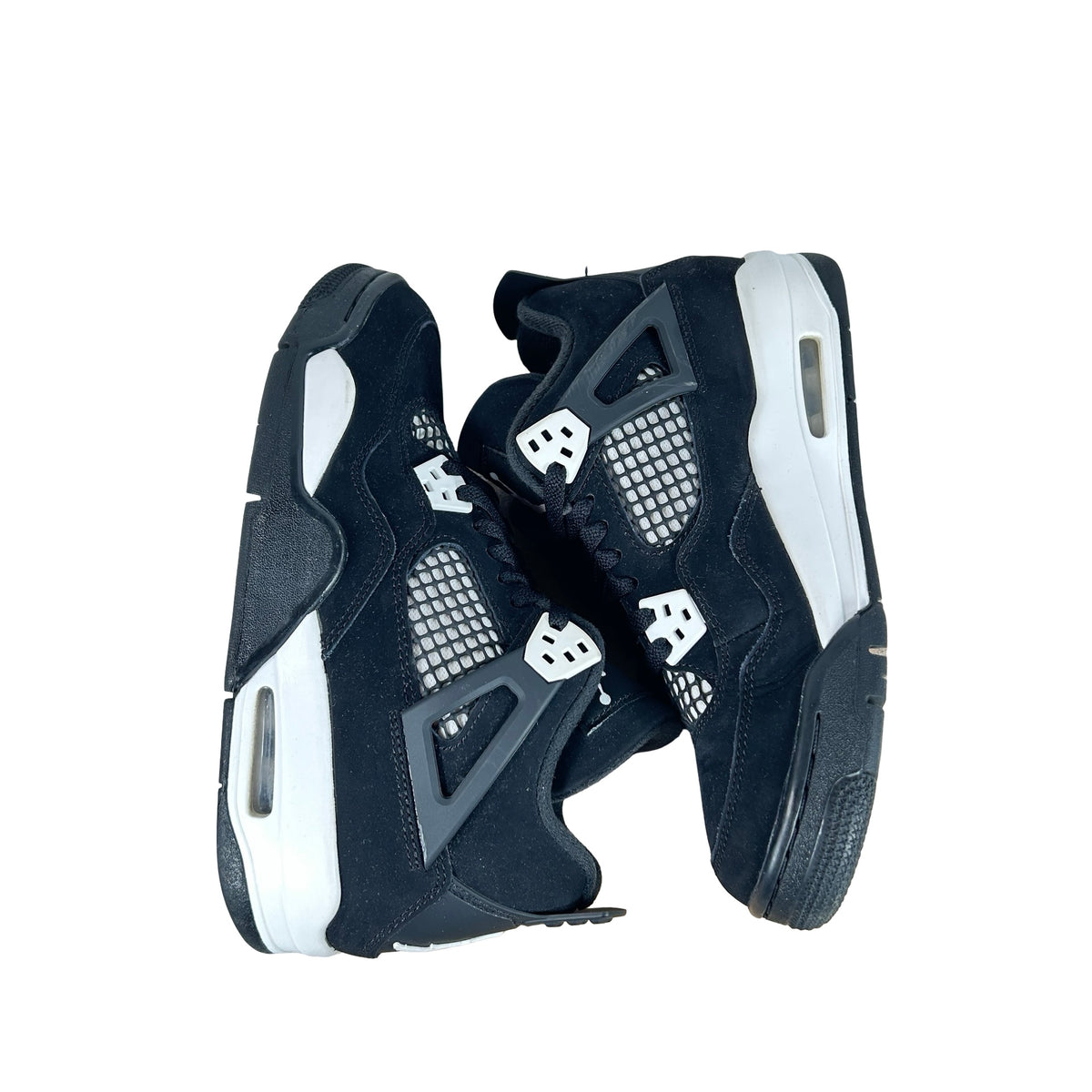FQ8213 001 Jordan 4 Retro White Thunder (GS) [USED] - 6 Y (Used2)