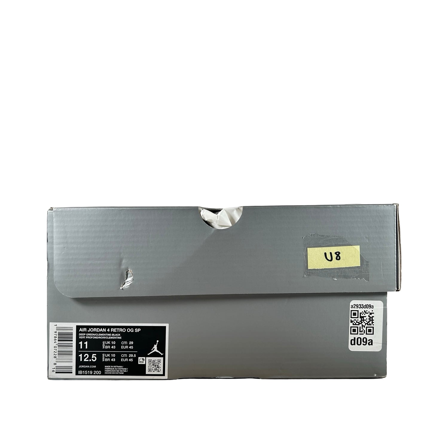 IB1519 200 Jordan 4 Retro OG SP Undefeated (2025) [USED] - 11 M (Used8)