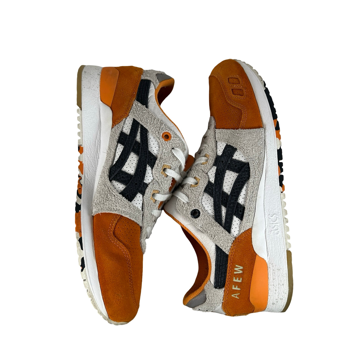 1191A119 800 ASICS Gel-Lyte III AFEW x Beams Orange Koi [USED] - 9.5 M (Used)