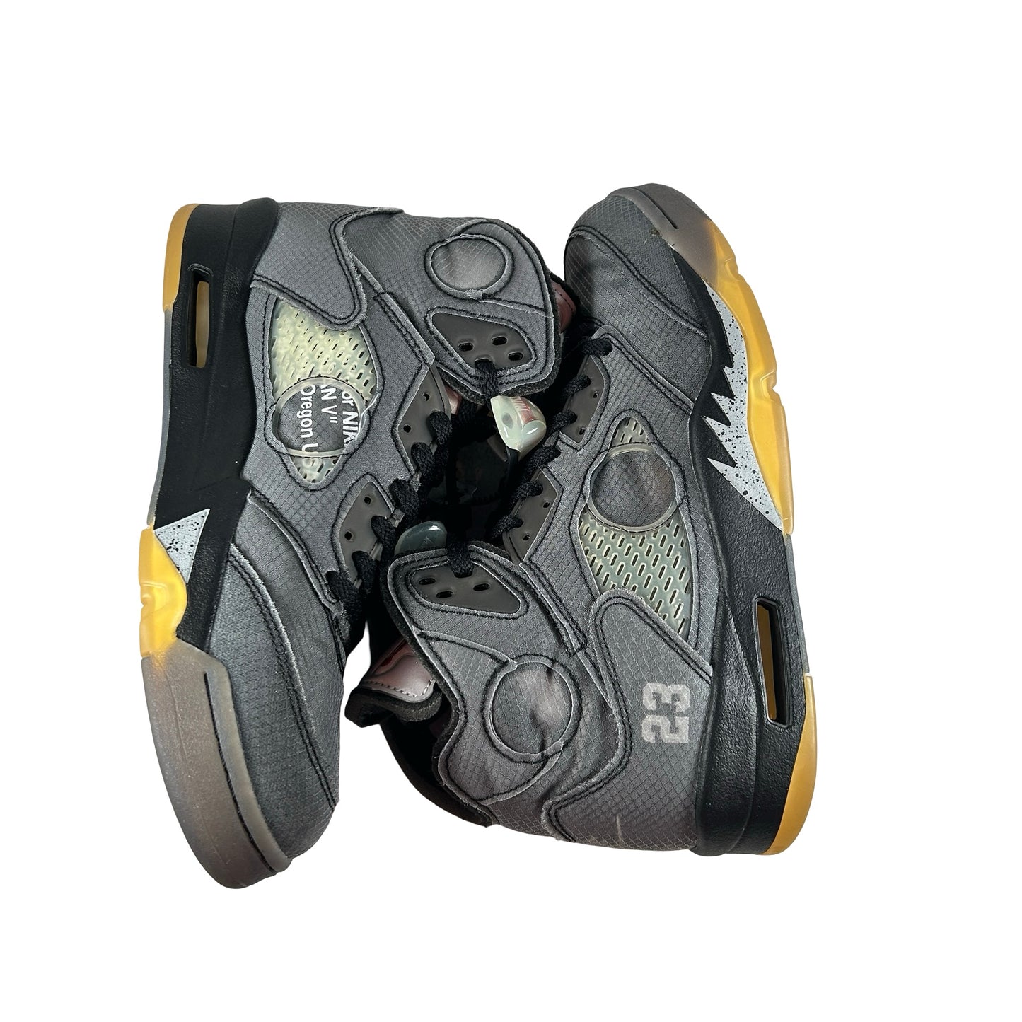 CT8480 001 Jordan 5 Off-White Black [USED] - 9 M (Used11)