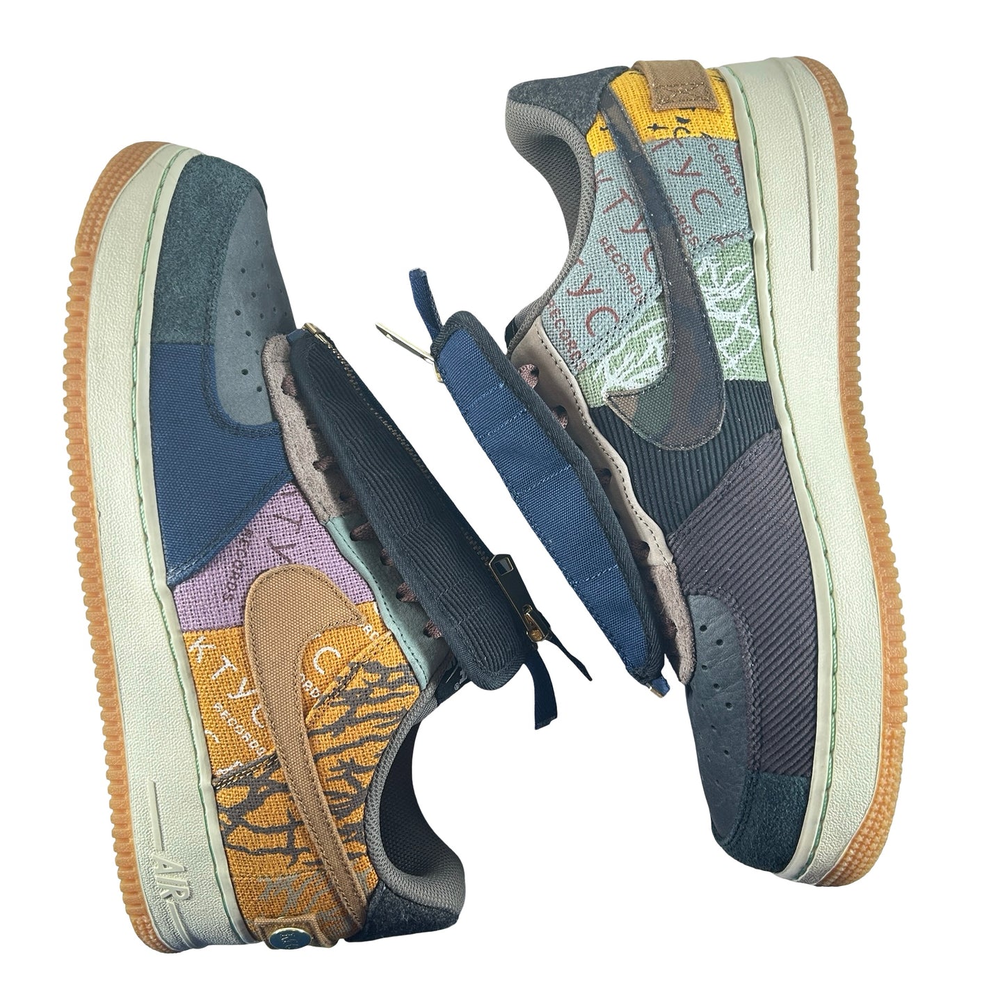 CN2405 900 Nike Air Force 1 Low Travis Scott Cactus Jack [USED] - 11 M (Used)