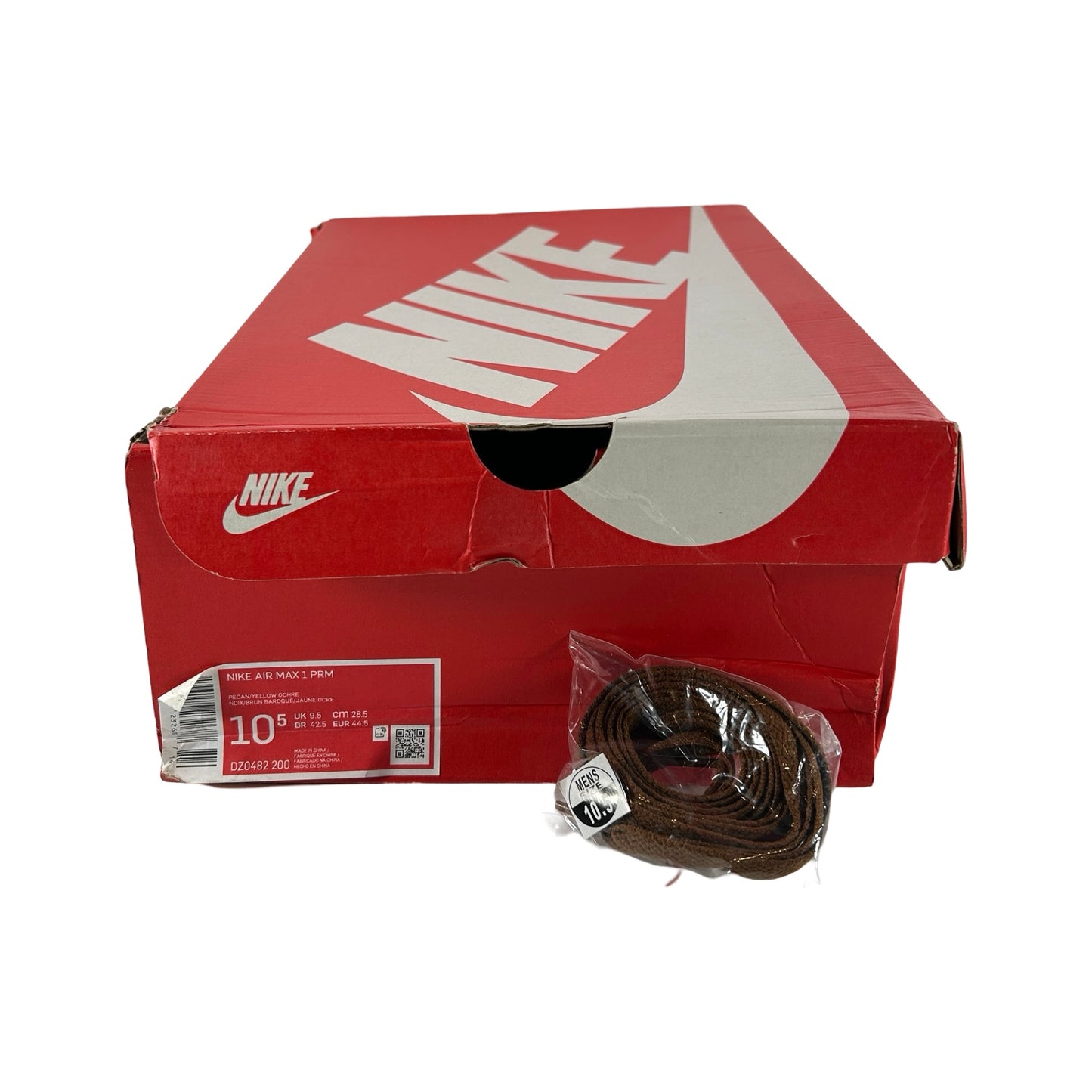 DZ0482 200 Nike Air Max 1 PRM Duck Pecan Yellow Ochre [USED] - 10.5 M (Used)