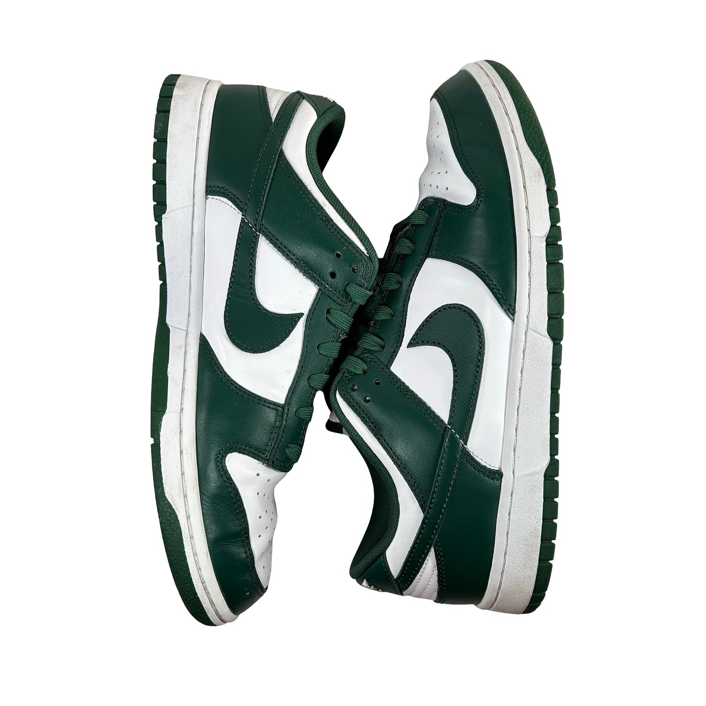 DD1391 101 Nike Dunk Low Michigan State [USED] - 10 M (Used)