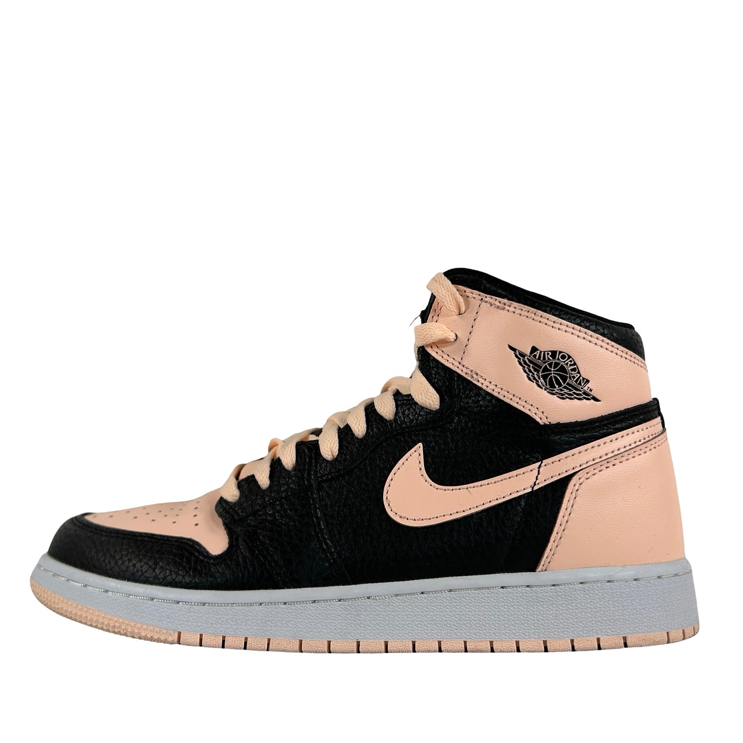 575441 081 Jordan 1 Retro High Black Crimson Tint (GS) [USED] - 7 Y (Used2)