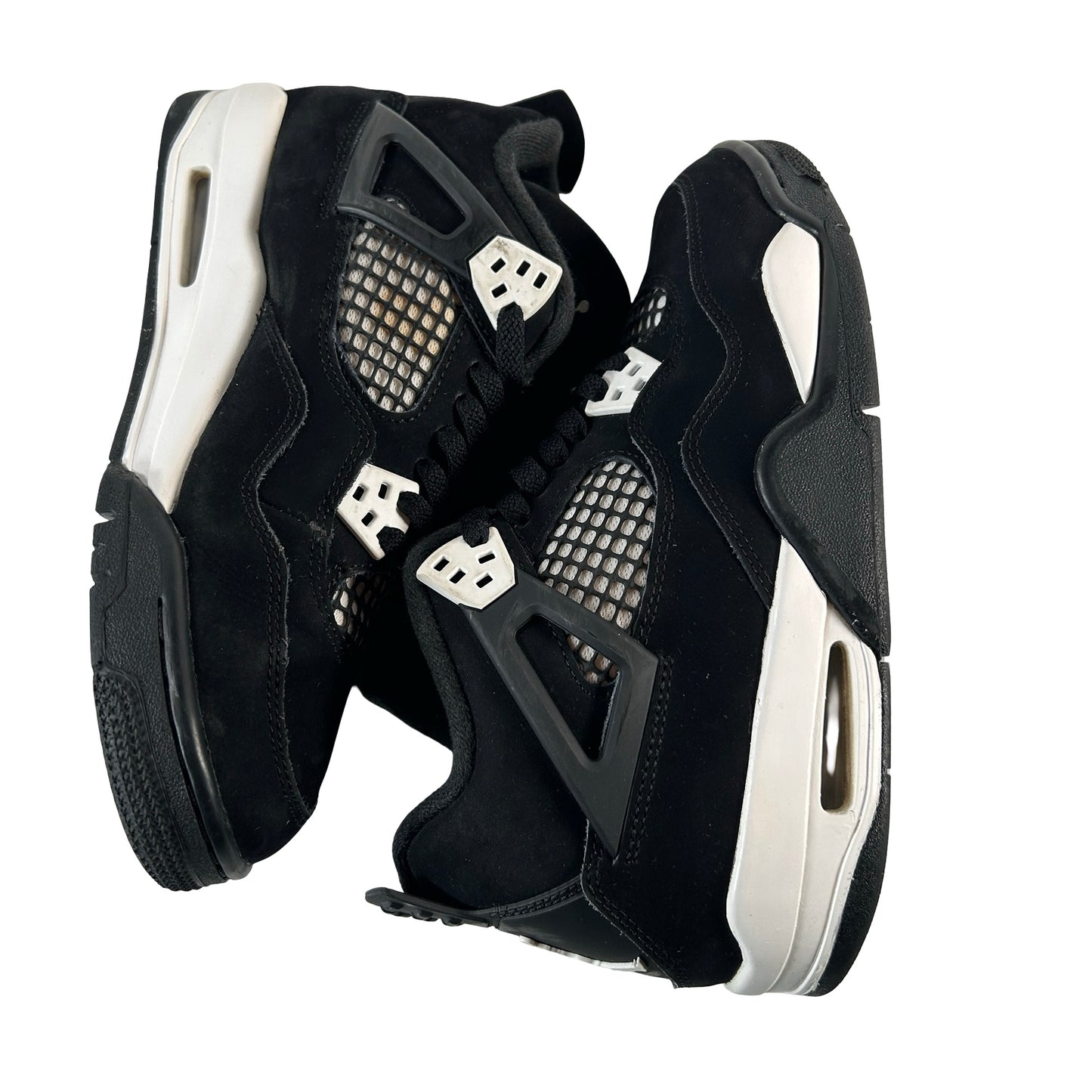 FQ8213 001 Jordan 4 Retro White Thunder (GS) [USED] - 5.5 Y (Used2)