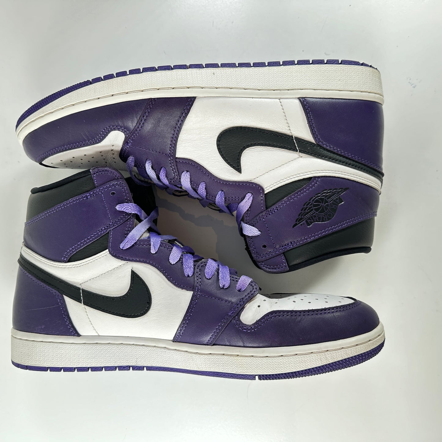 555088 500 Jordan 1 Court Purple [USED] - 13 M (Used) (No Box)
