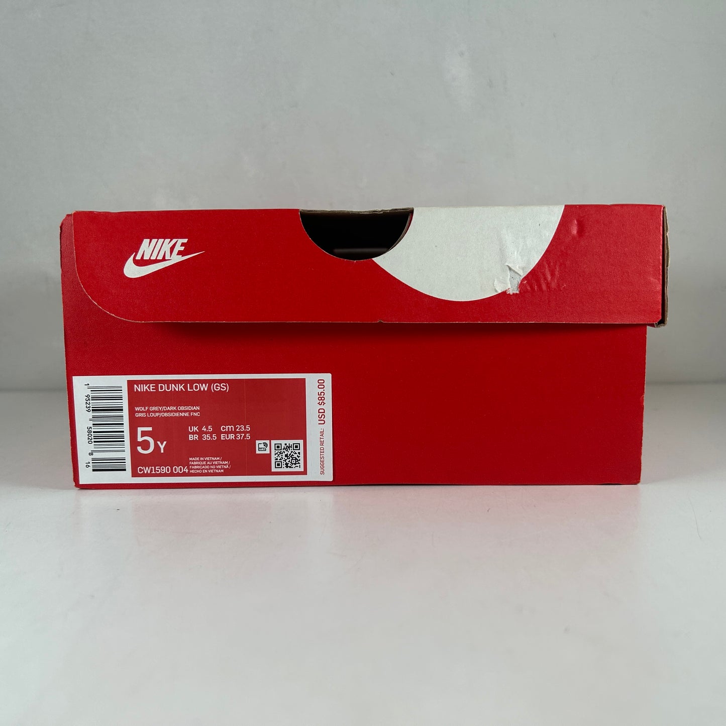 CW1590 004 Nike Dunk Low Georgetown [USED] - 5 Y (Used)