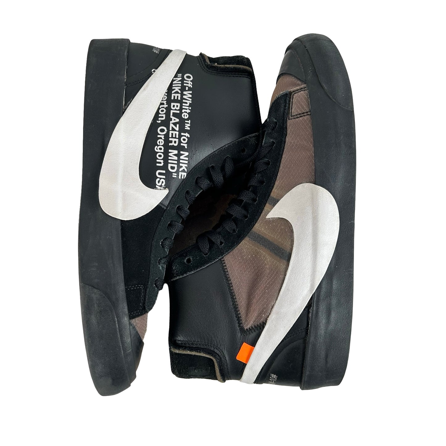 AA3832 001 Nike Blazer Off-White Black [USED] - 10 M (Used) (No Box)