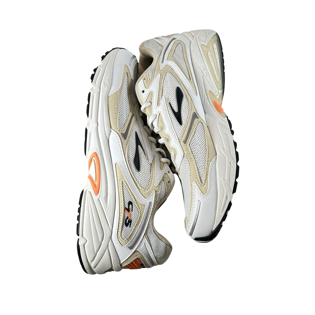 110485 1D 109 Brooks Adrenaline GTS 4 White Fog Nectarine [USED] - 12 M (Used)