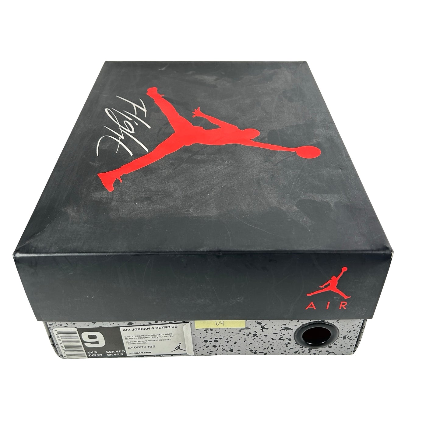 840606 192 Jordan 4 White Cement [USED] - 9 M (Used4)