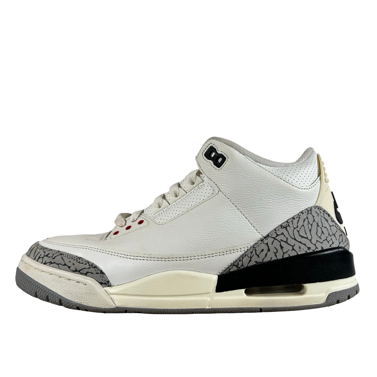 DN3707 100 Jordan 3 Retro White Cement Reimagined [USED] - 9.5 M (Used18)