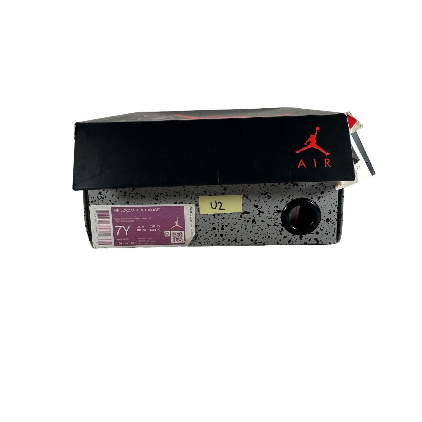 408452 007 Jordan 4 Retro Cool Grey (2019) (GS) [USED] - 7 Y (Used2)