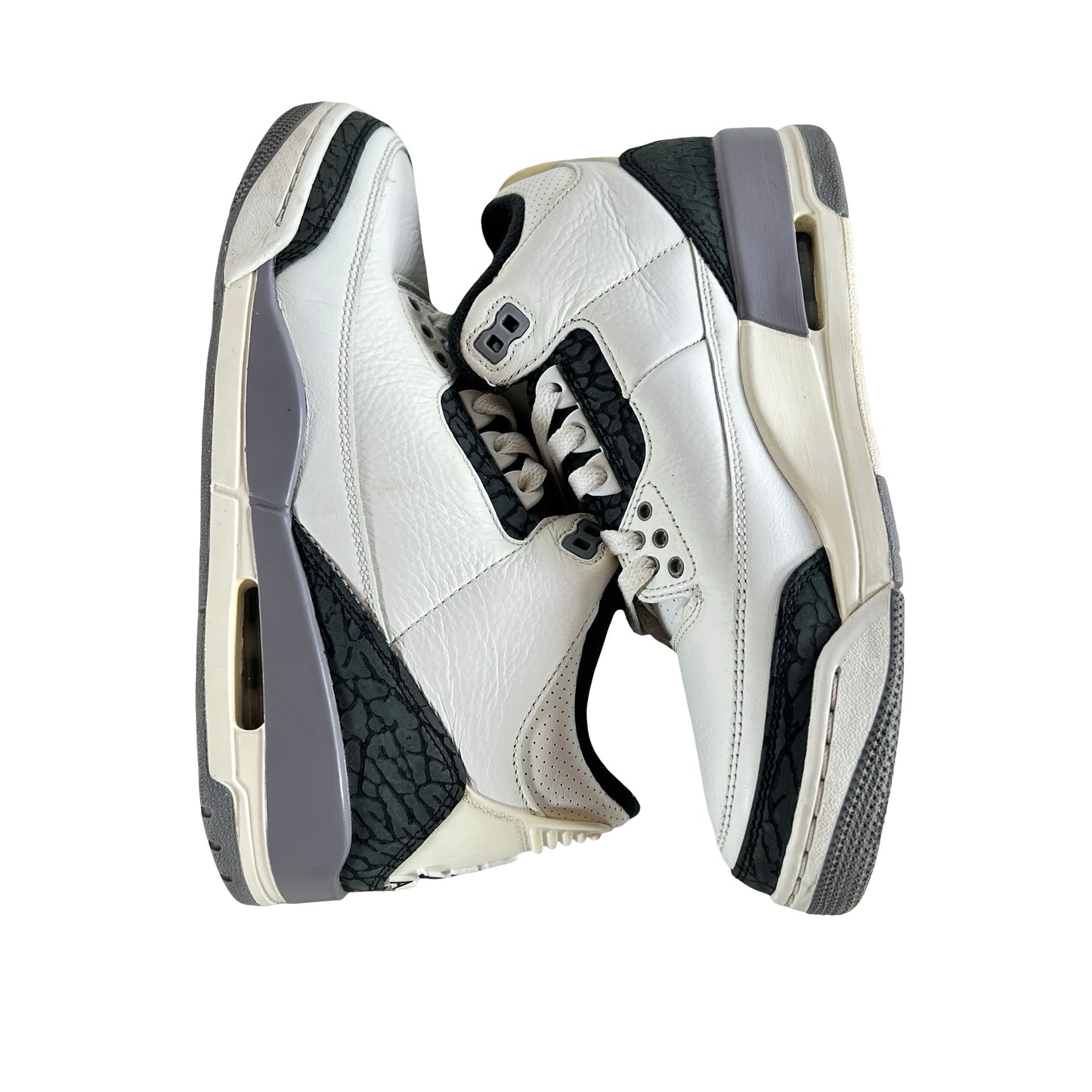 CT8532 106 Jordan 3 Retro Cement Grey [USED] - 7.5 M (Used) (No Box)