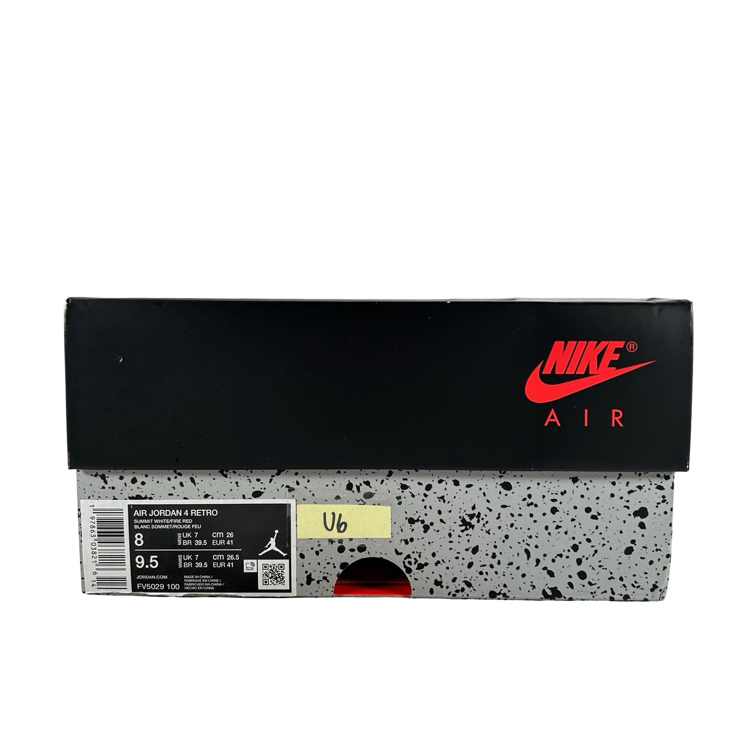 FV5029 100 Jordan 4 Retro White Cement (2025) [USED] - 8 M (Used6)