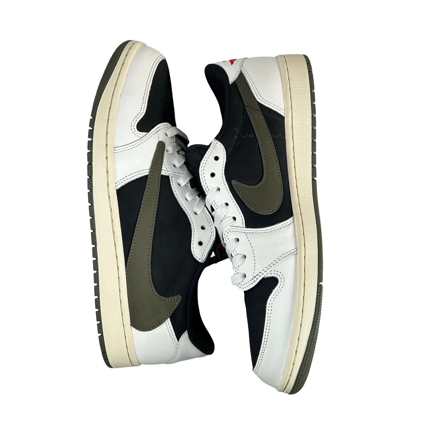 DZ4137 106 Jordan 1 Retro Low OG SP Travis Scott Olive (W) [USED] - 13 W (Used5)