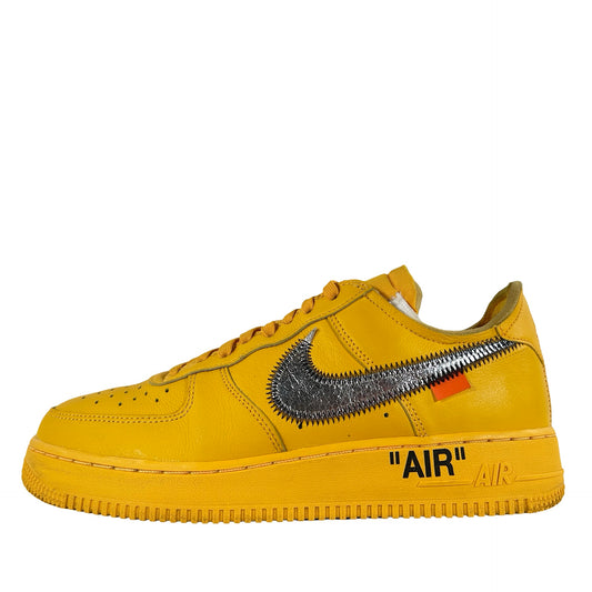 DD1876 700 Nike Air Force 1 Low Off-White ICA University Gold [USED] - 8.5 M (Used) (No Box)