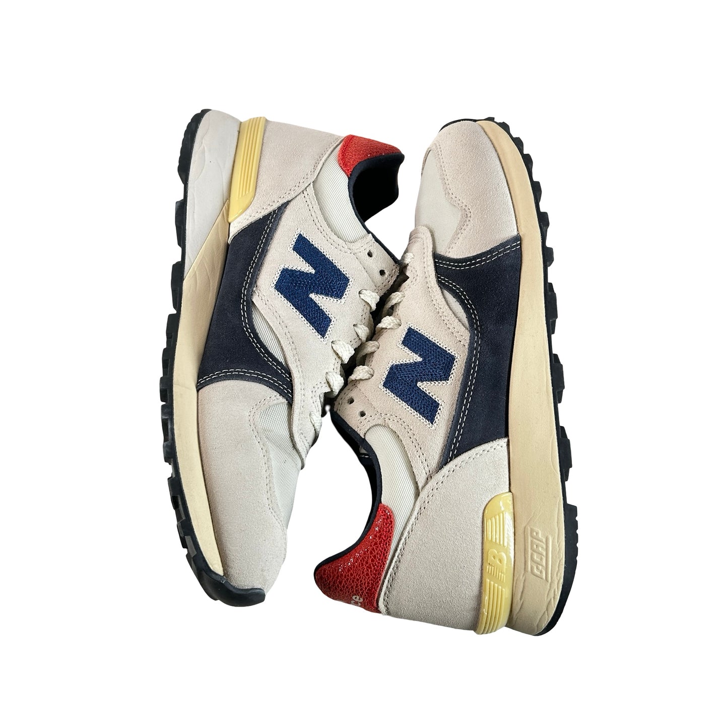 M475AD1 New Balance 475 Aime Leon Dore White Red Blue [USED] - 9 M (Used)