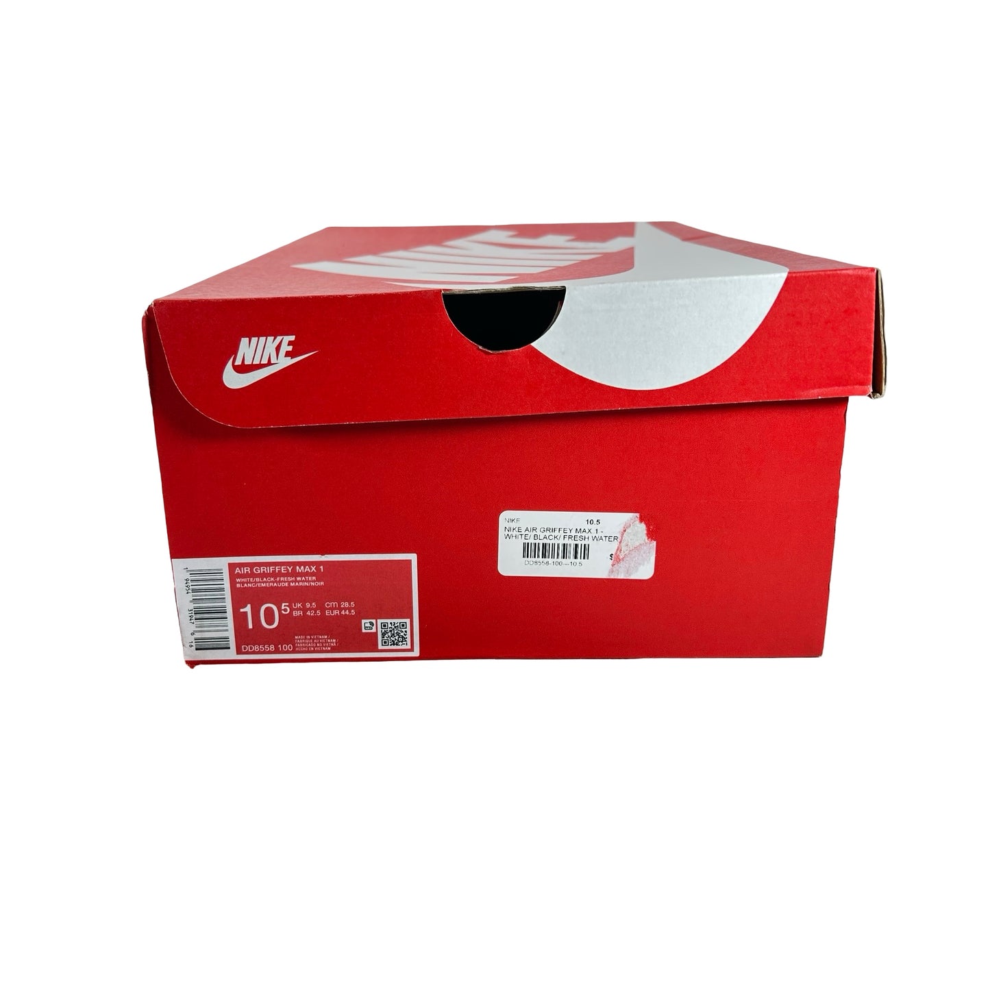 DD8558 100 Nike Air Griffey Max 1 White Freshwater (2021) [USED] - 10.5 M (Used)