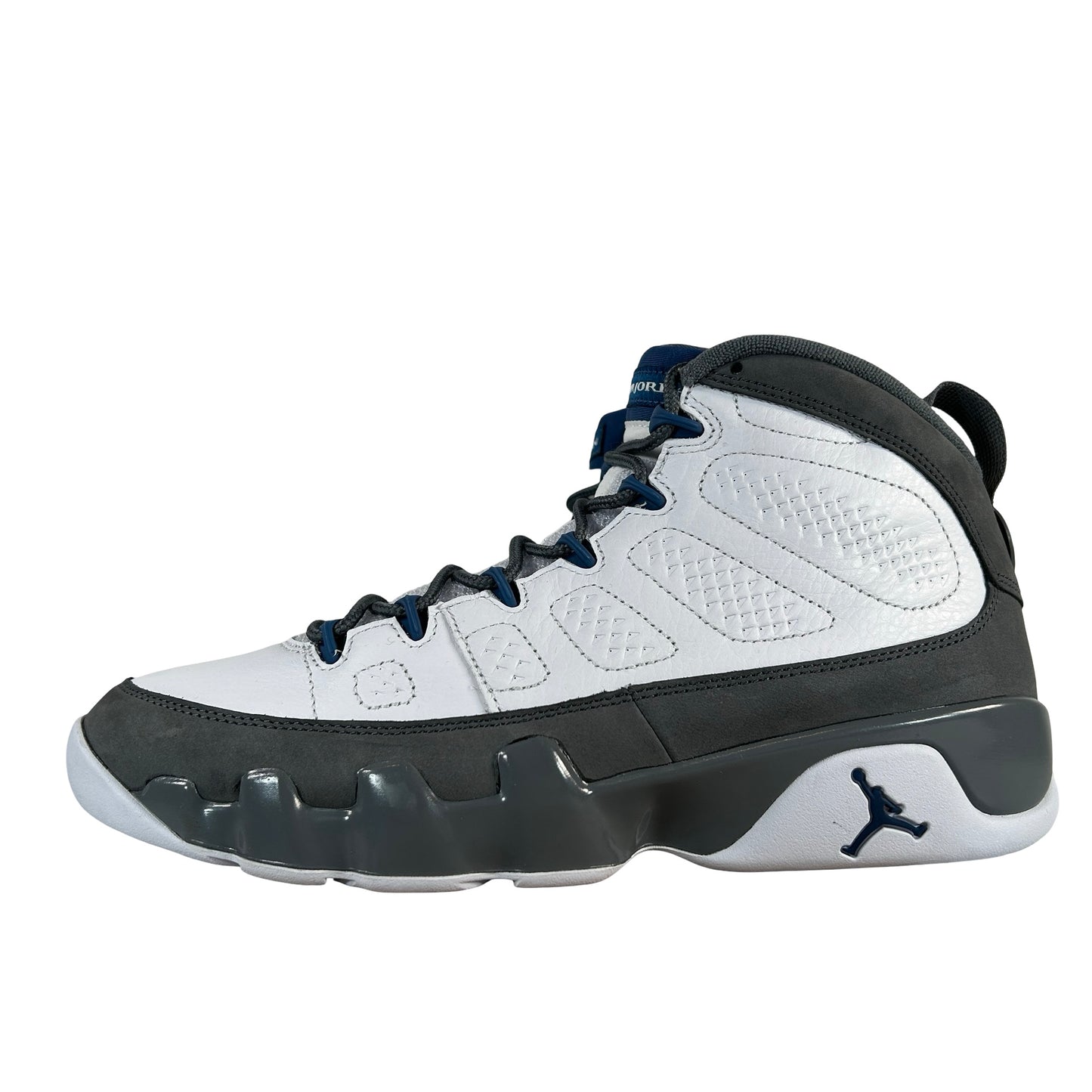 HV4794 100 Jordan 9 Retro Flint Grey French Blue (2026) [USED] - 9.5 M (VNDS)