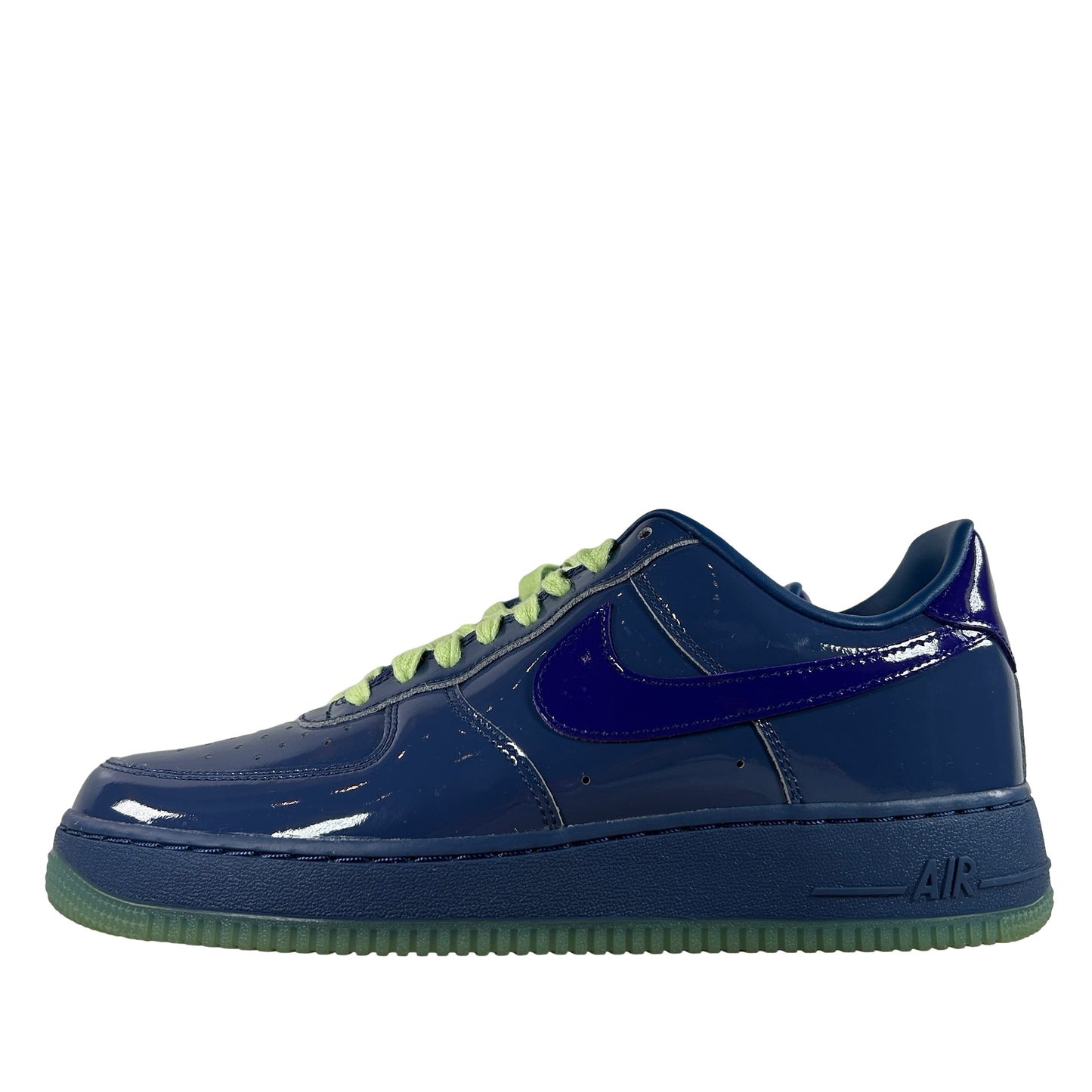 IO4489 400 Nike Air Force 1 Low Patent Leather Mystic Navy Grape Ice [USED] - 10 M (Used2)