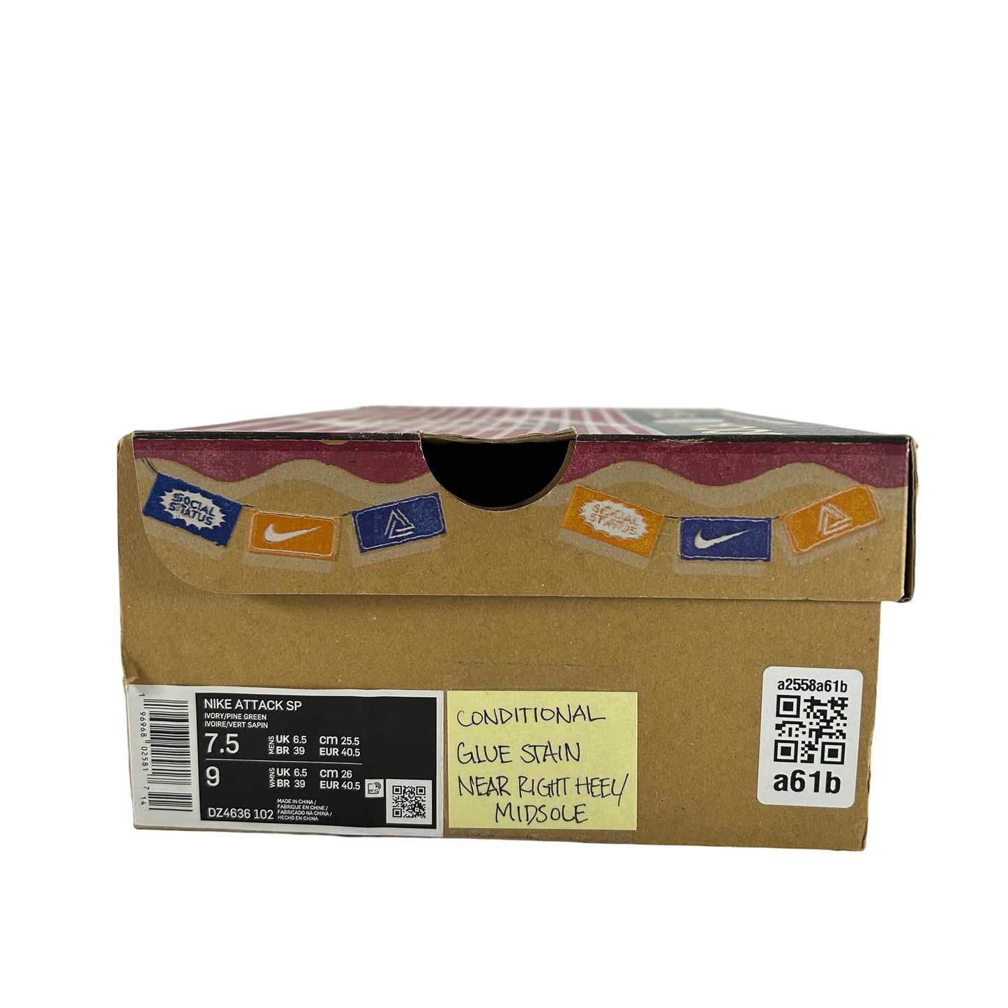 DZ4636 102  Nike Mac Attack SP Social Status Social Currency [CONDITIONAL] - 7.5 M (Glue Stain)