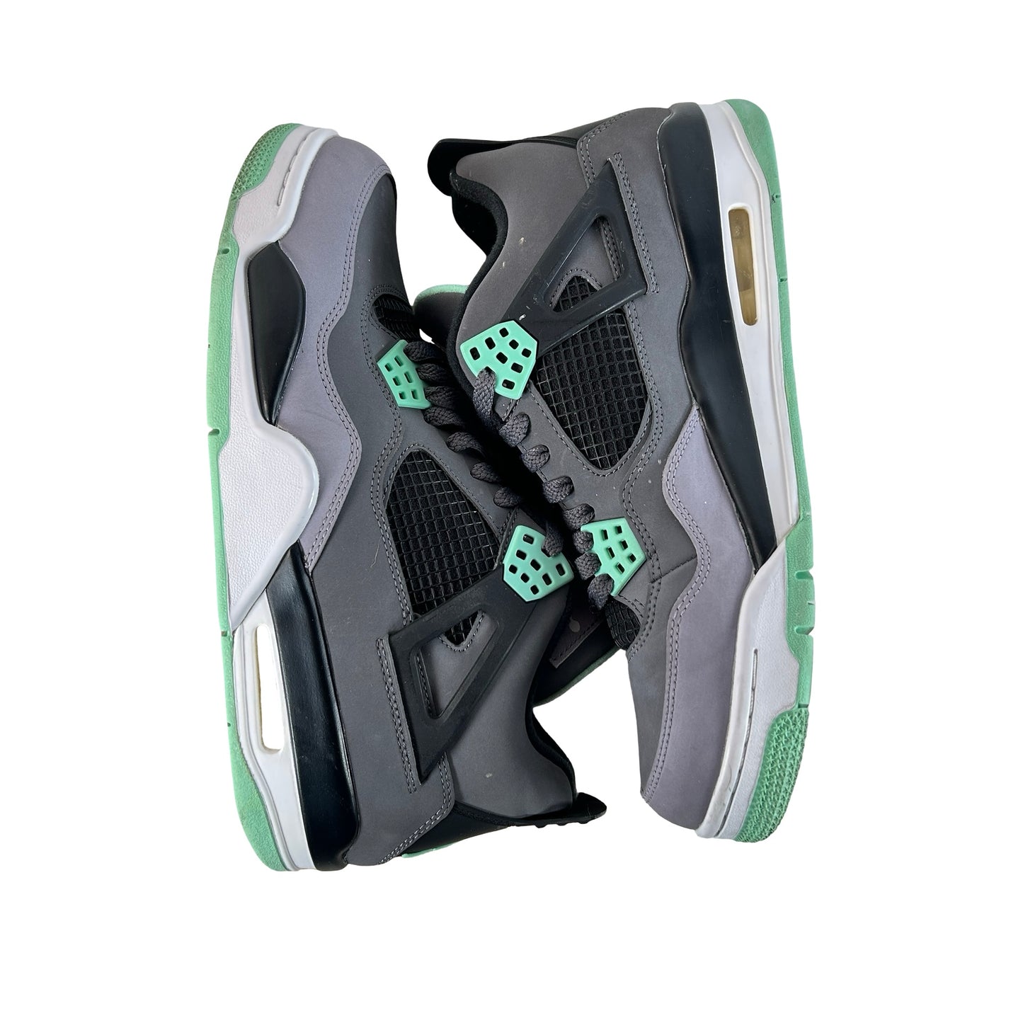 308497 033 Jordan 4 Retro Green Glow [USED] - 9.5 M (Used2)