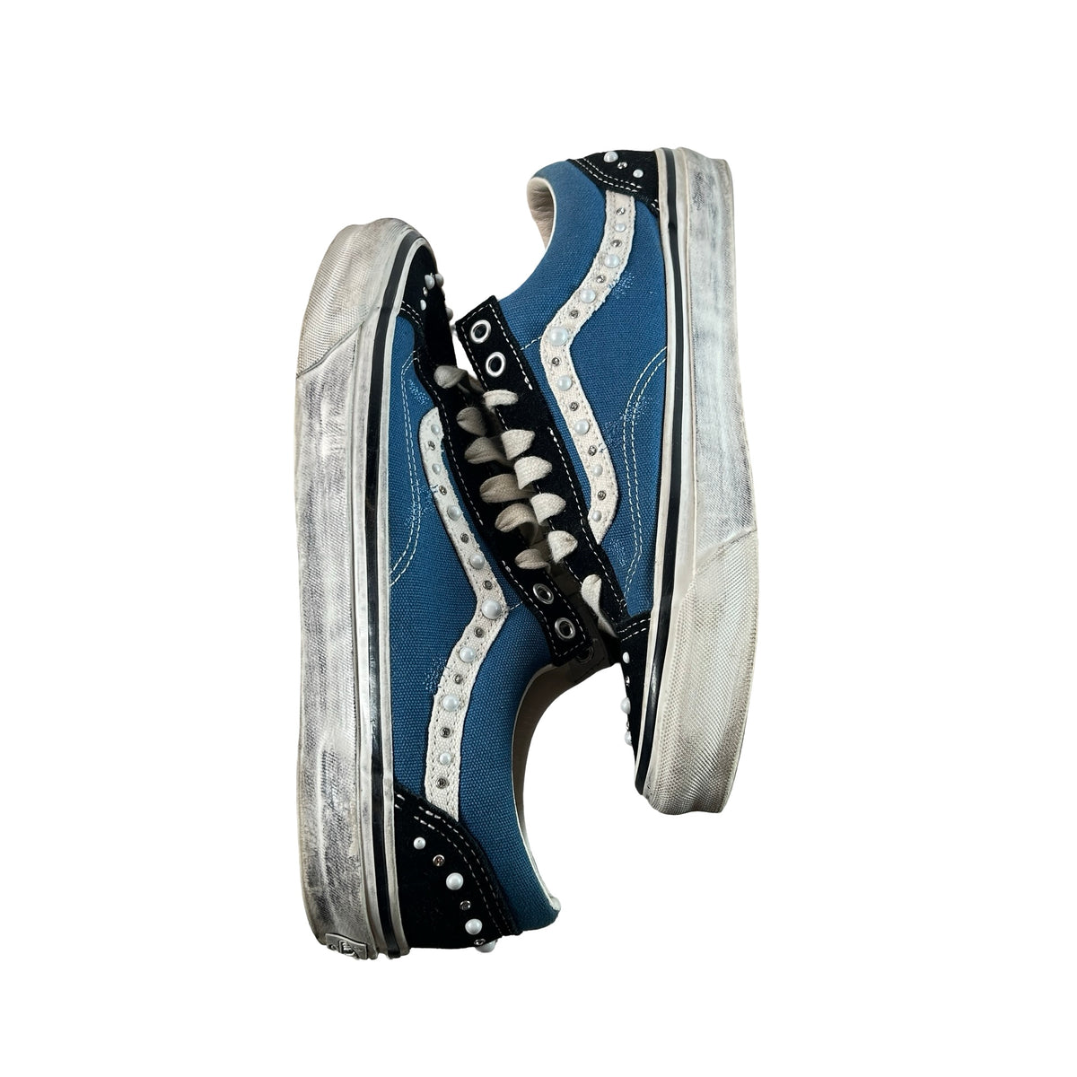 VN000E8VYA6 Vans LX Old Skool 36 Pearlized Pack Black Navy [USED] - 10 M (Used4)