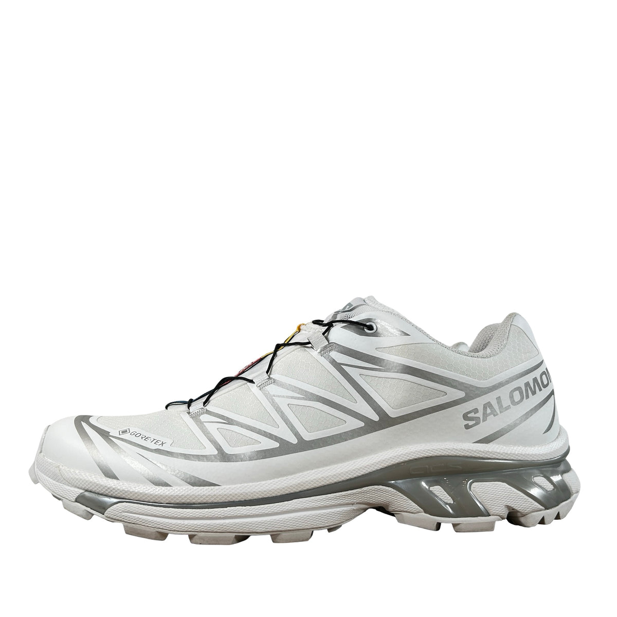 L47581100 Salomon XT-6 White Ftw Silver [USED] - 11.5 M (Used)