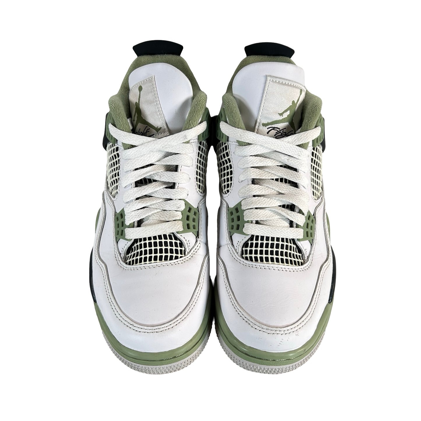 AQ9129 103 Jordan 4 Retro Seafoam (W) [USED] - 9 W (Used)