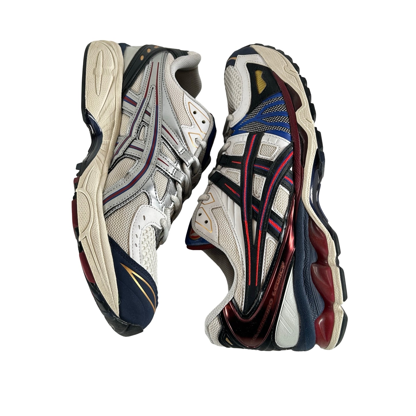 1203A325 100 ASICS Gel-Kayano Legacy White Black Red Blue [USED] - 12 M (Used)