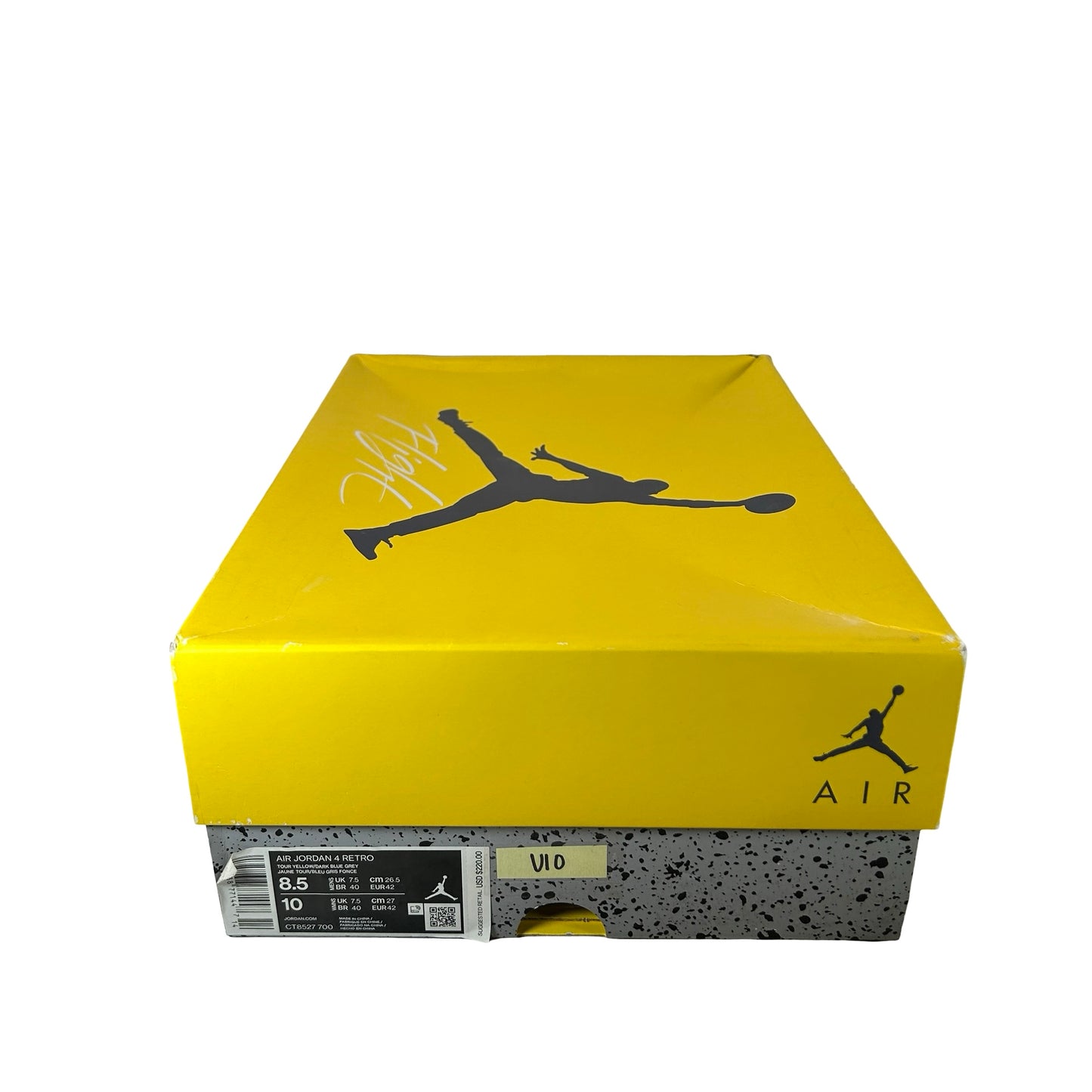 CT8527 700 Jordan 4 Retro Lightning (2021) [USED] - 8.5 M (Used10)