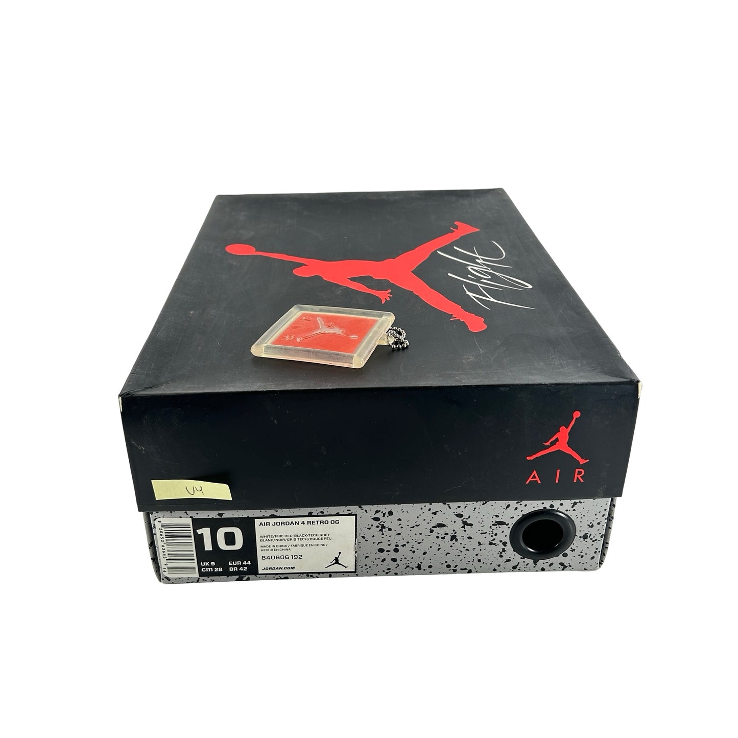 840606 192 Jordan 4 White Cement [USED] - 10 (Used4)
