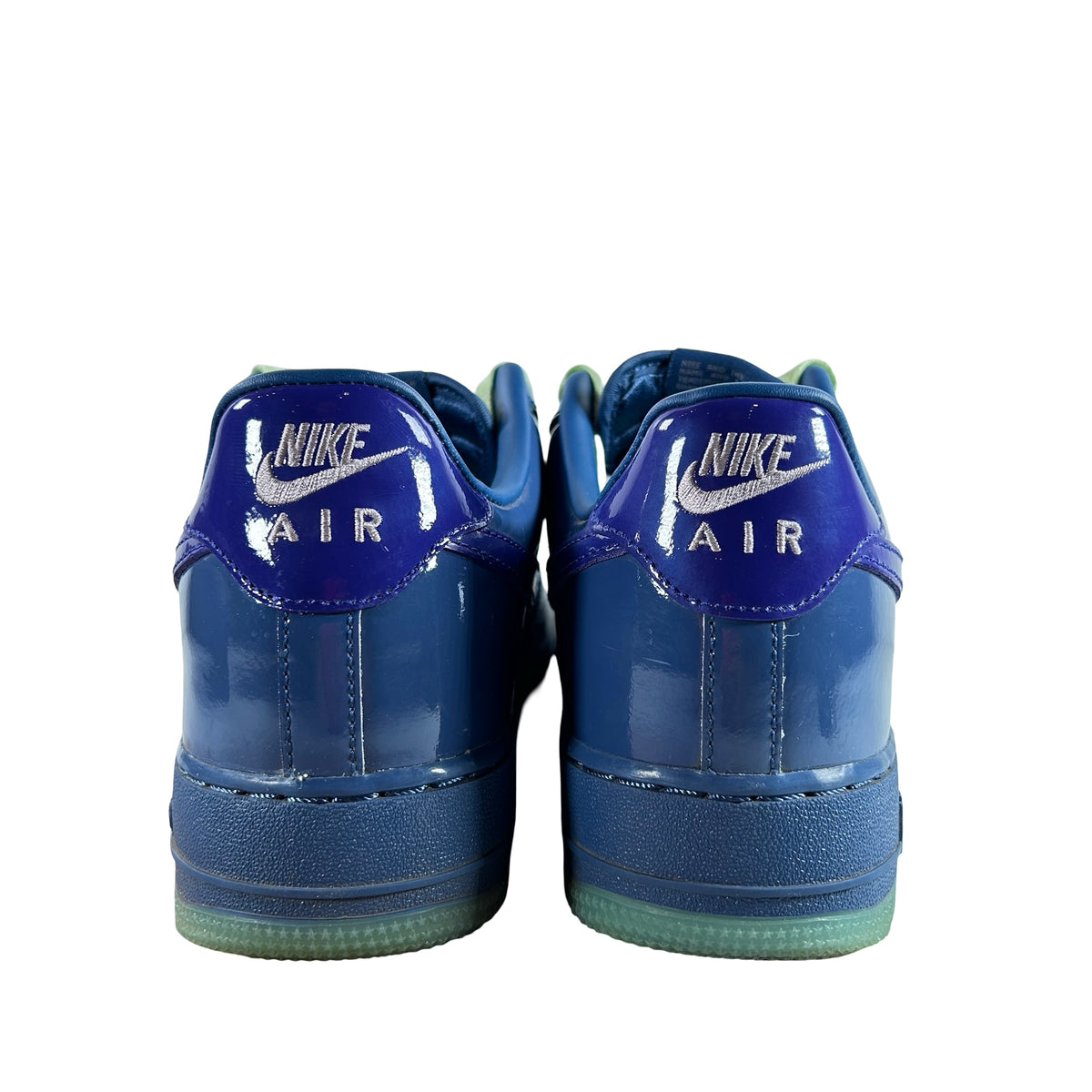 IO4489 400 Nike Air Force 1 Low Patent Leather Mystic Navy Grape Ice [USED] - 10.5 M (Used2)