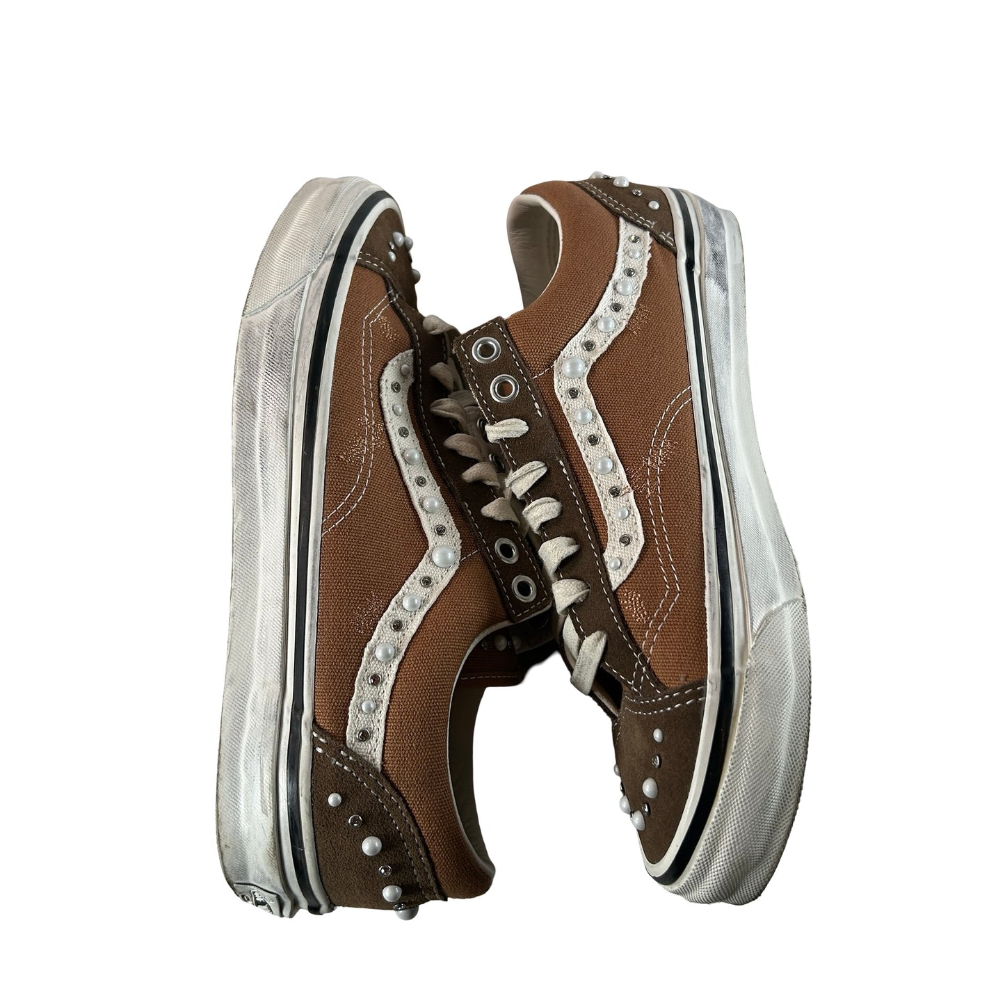 VN000E8VFST Vans LX Old Skool 36 Pearlized Pack Vintage Cocoa Brown [USED] - 8 M (Used)