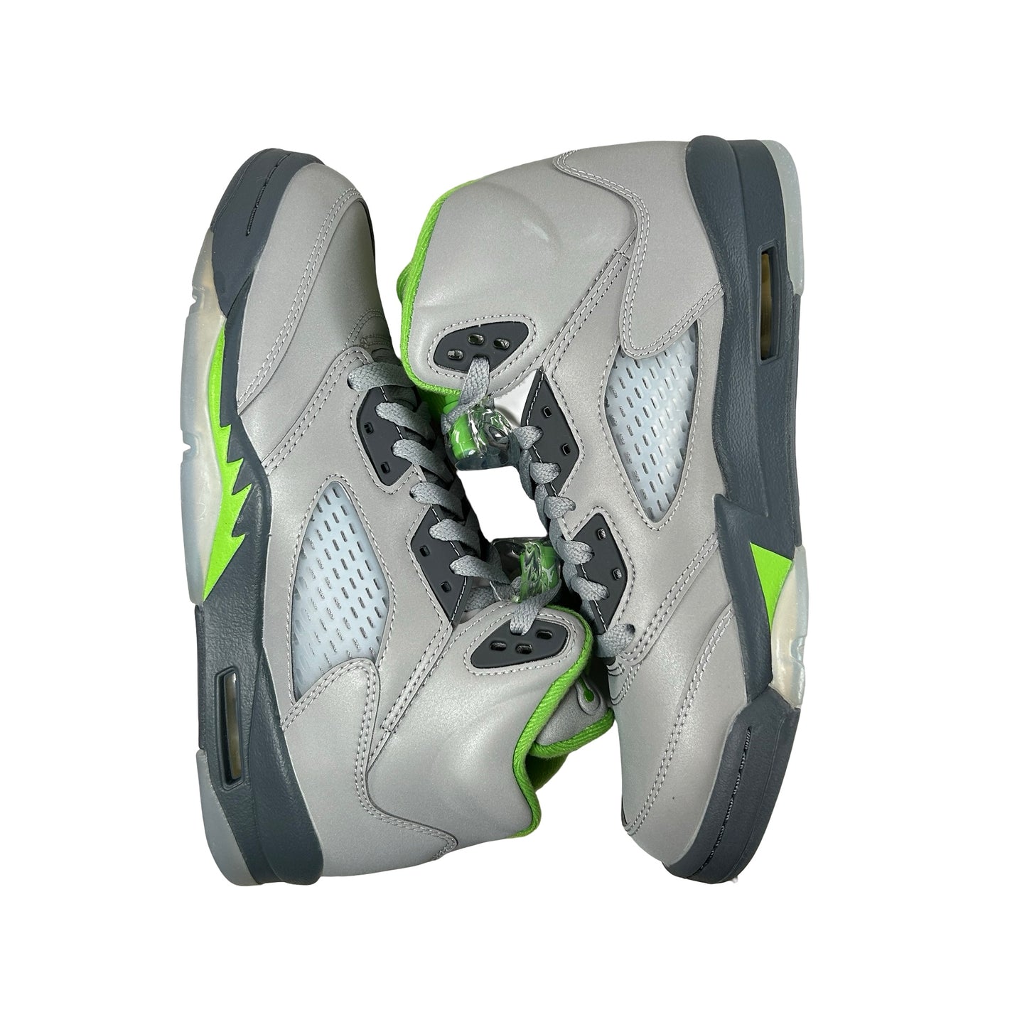 DQ3734 003 Jordan 5 Retro Green Bean (2022) (GS) [CONDITIONAL] - 7 Y (Yellowing)