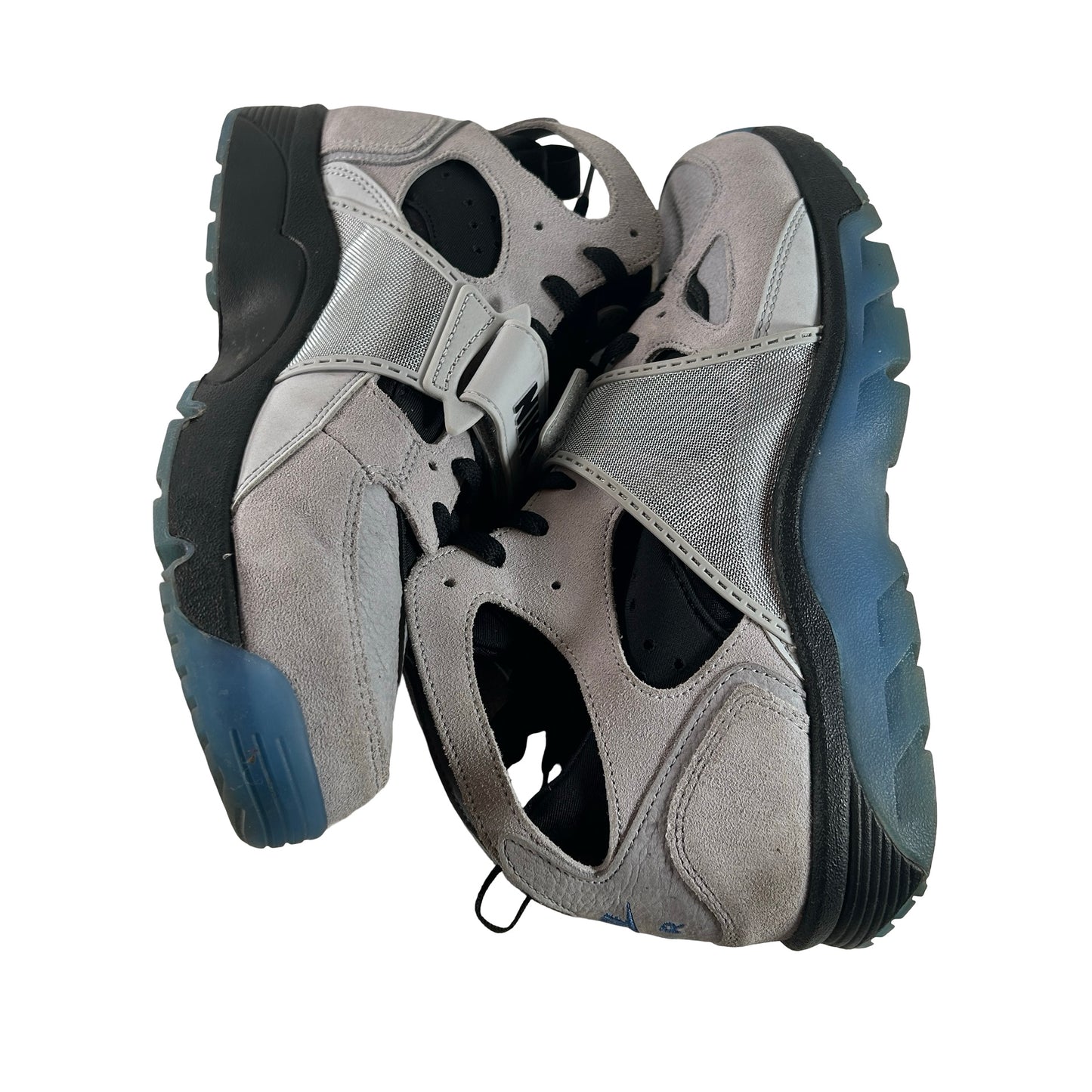 IH4469 012 Nike Air Trainer Huarache Wolf Grey Star Blue [USED] - 11 M (Used) (No Box)