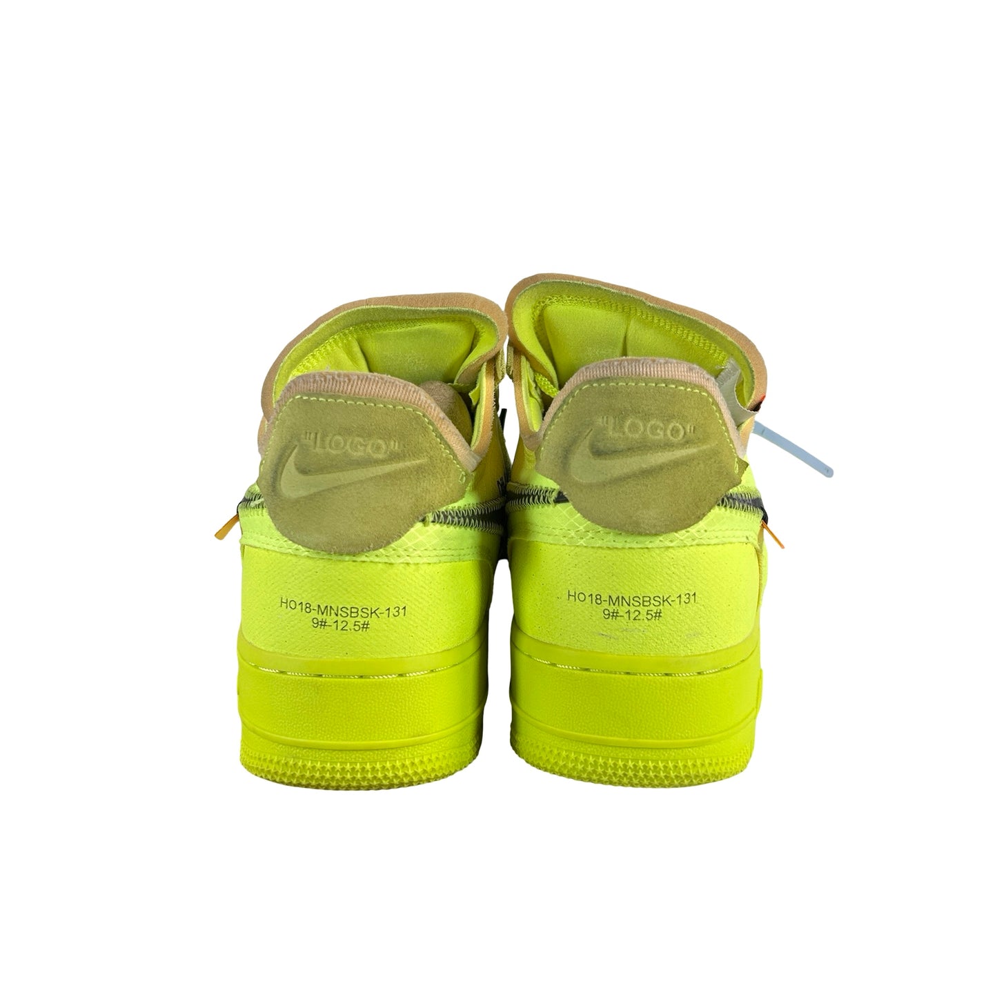 AO4606 700 Nike Air Force 1 Low Off-White Volt [USED] - 9 M (Used4)