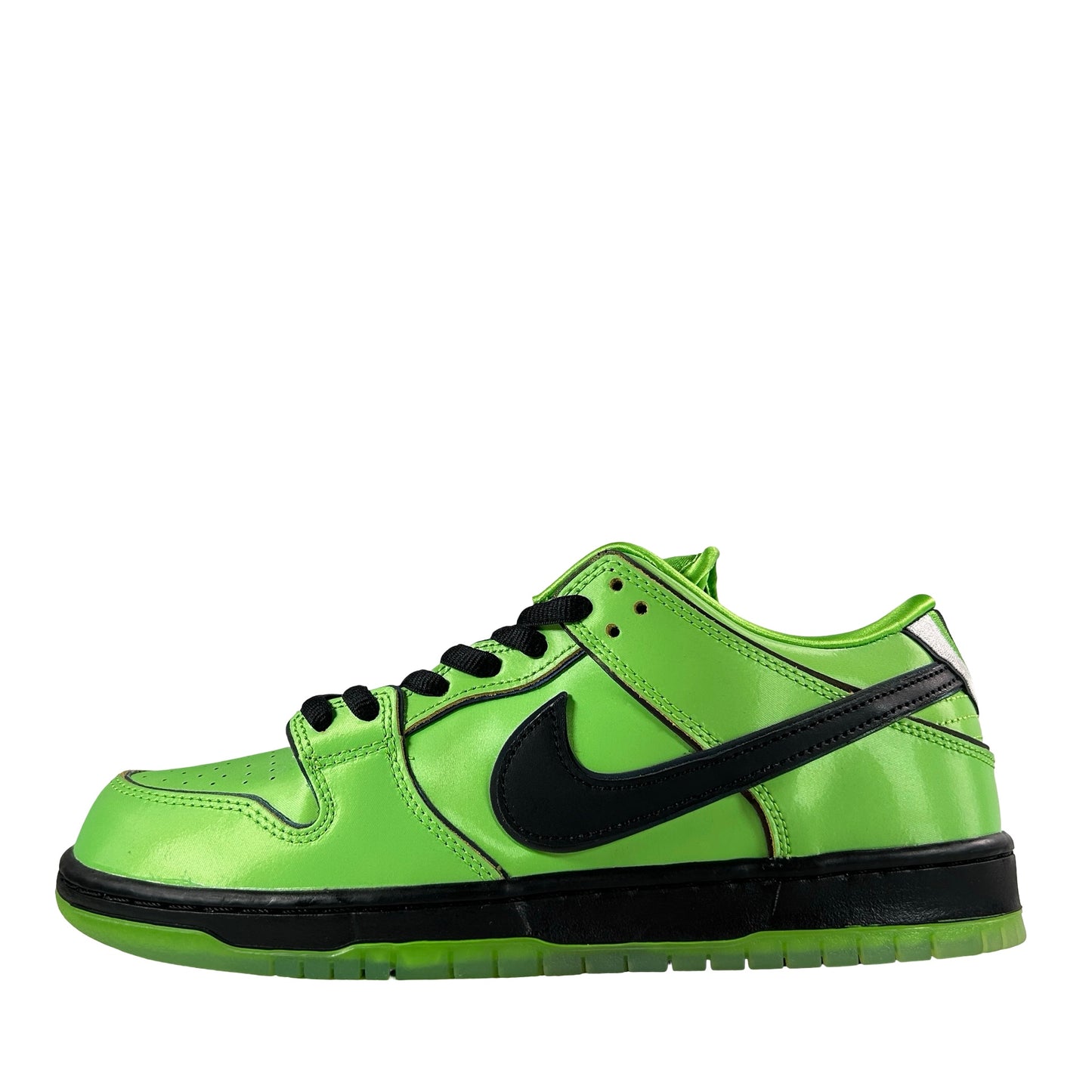 FZ8319 300 Nike SB Dunk Low The Powerpuff Girls Buttercup [USED] - 10 M (Used) (No Box)