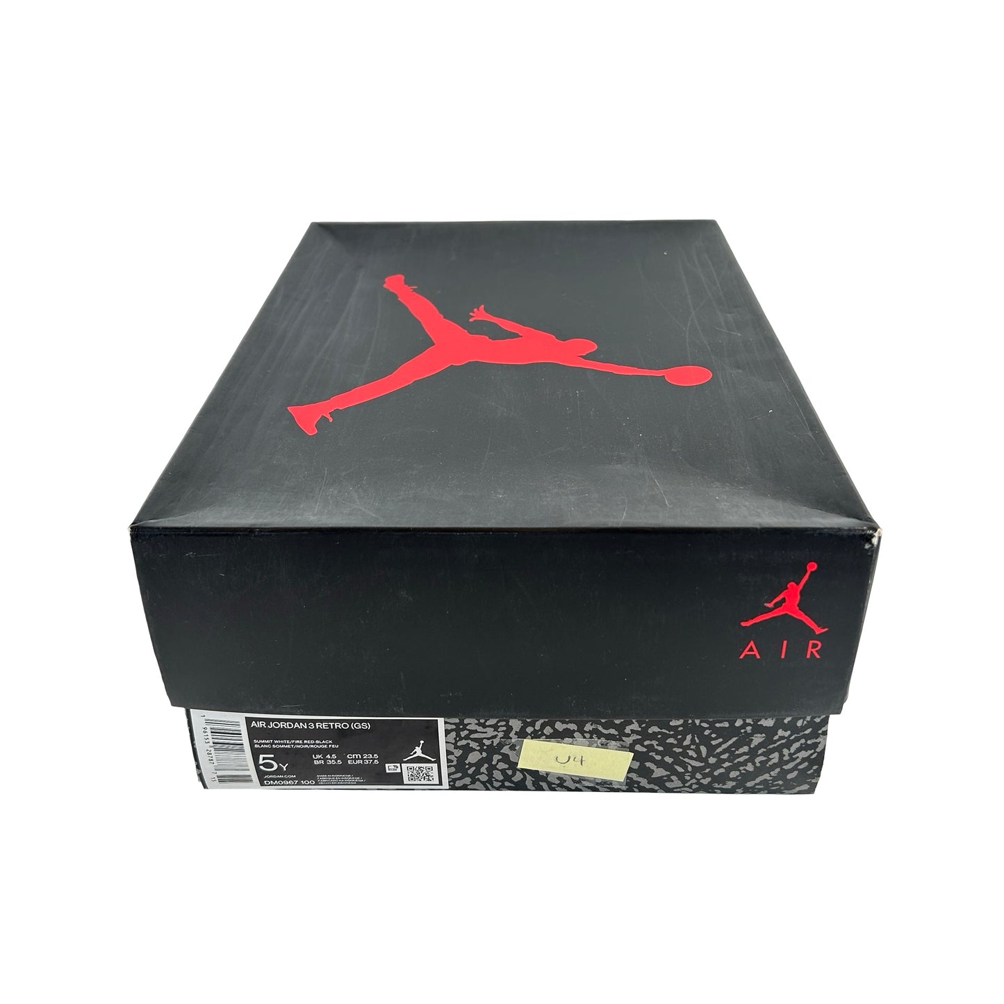 DM0967 100 Jordan 3 Retro White Cement Reimagined (GS) [USED] - 5 Y (Used4)