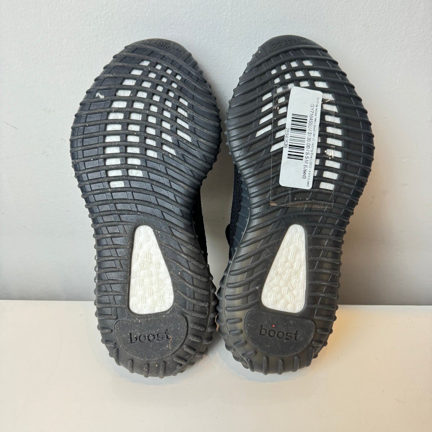 GY7164 Adidas Yeezy Boost 350 V2 Dazzling Blue [USED] - 5.5 M (Used)
