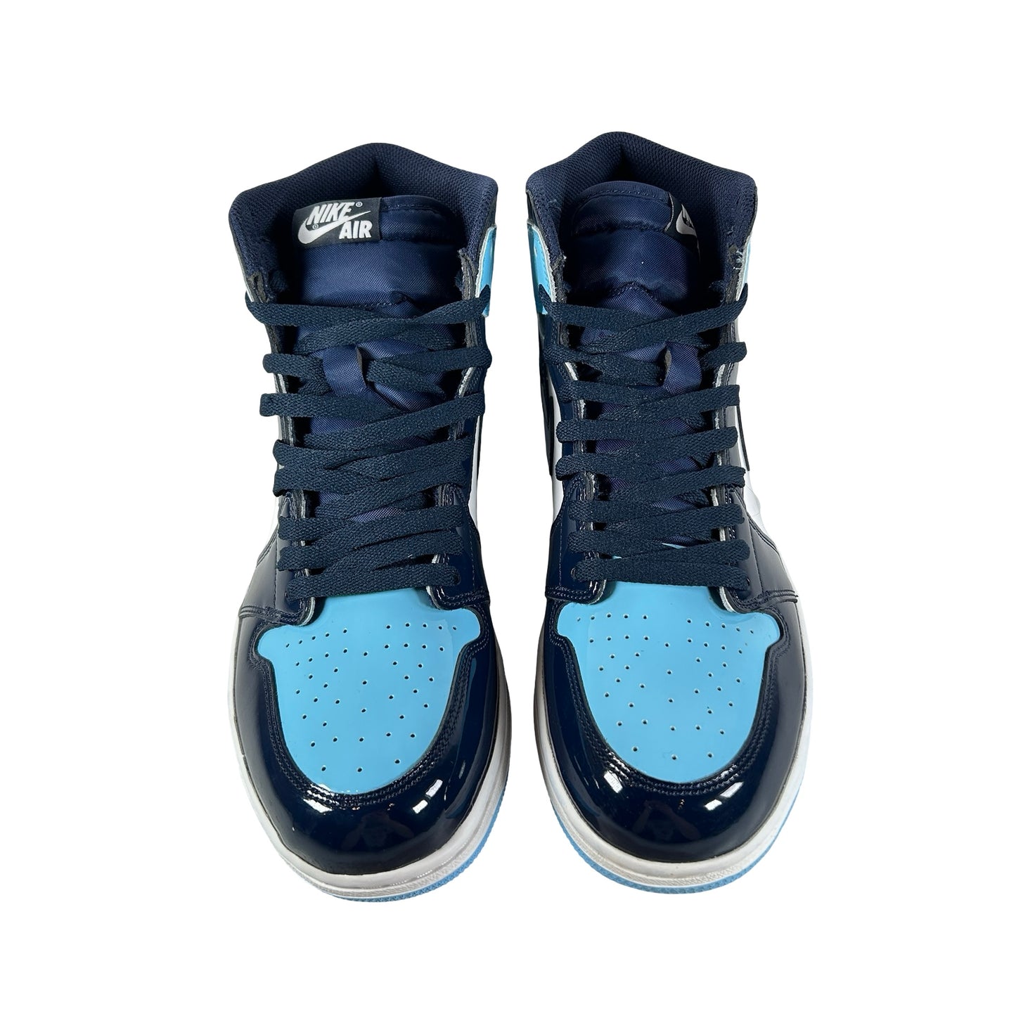 CD0461 401 Jordan 1 Retro High UNC Patent (Women's) [USED] - 12 W (Used)