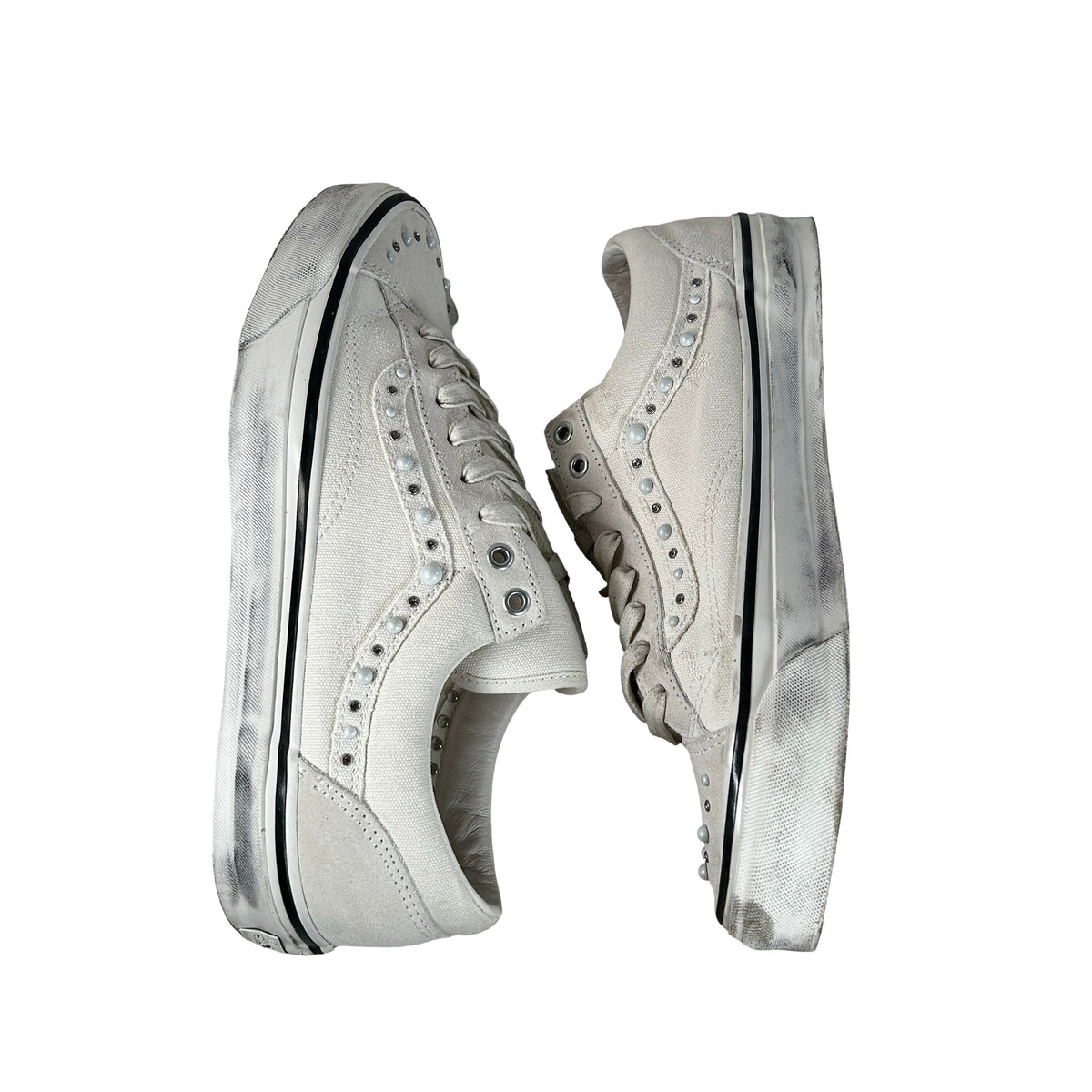 VN000E8VCCZ Vans OTW Old Skool 36 Pearlized Pack Marshmallow [USED] - 12 M (Used3)