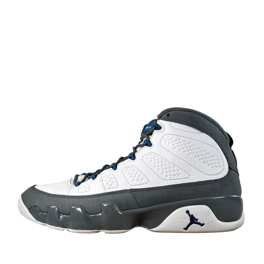 HV4794 100 Jordan 9 Retro Flint Grey French Blue (2026) [USED] - 13 M (Used) (No Box)